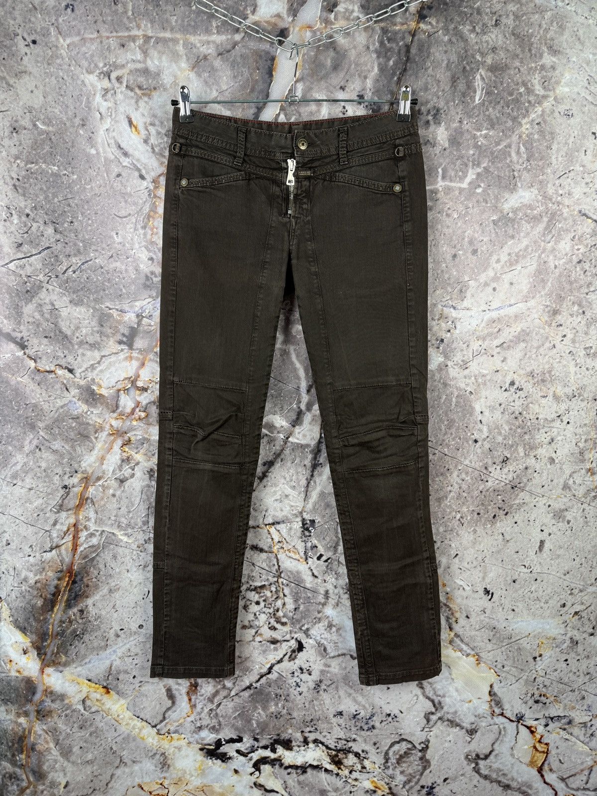 Marithe + Francois Girbaud Marithe Francois Girbaud Vintage Cargo Biker Jeans Size 28" / US 6 / IT 42 - 1 Thumbnail