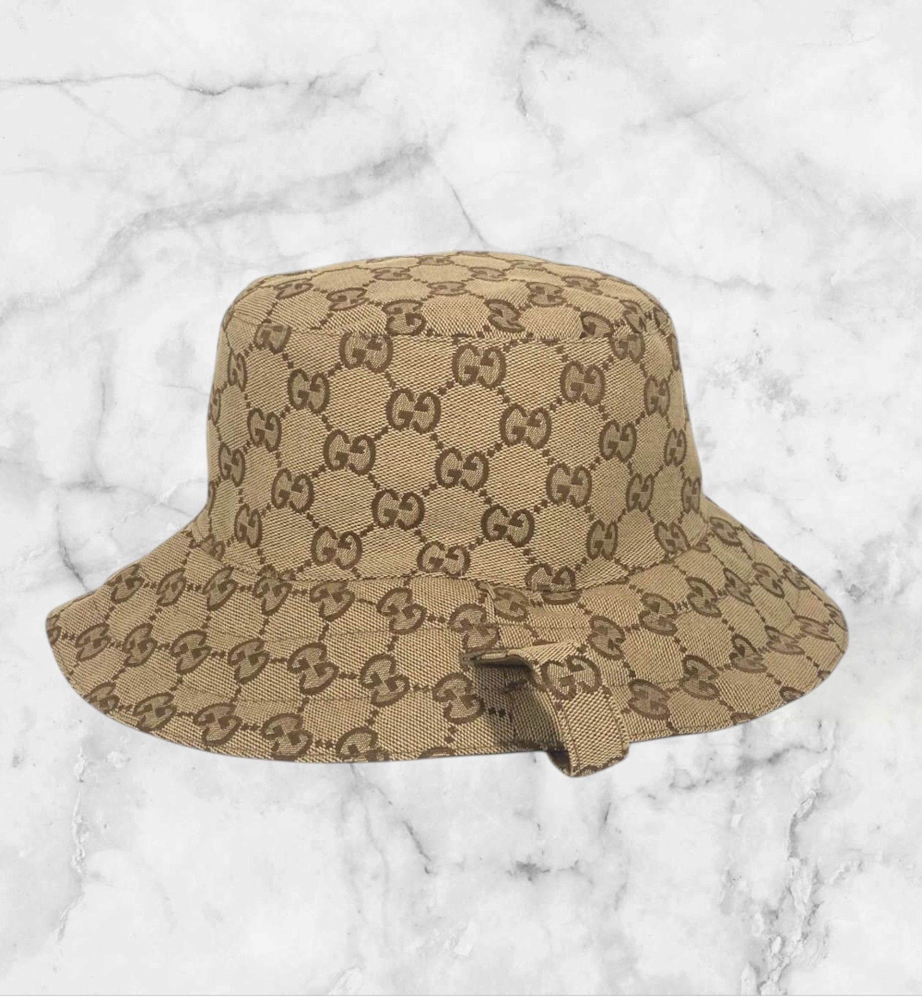 Gucci Gucci GG Monogram Reversible Stripe Bucket Hat Size ONE SIZE - 5 Thumbnail