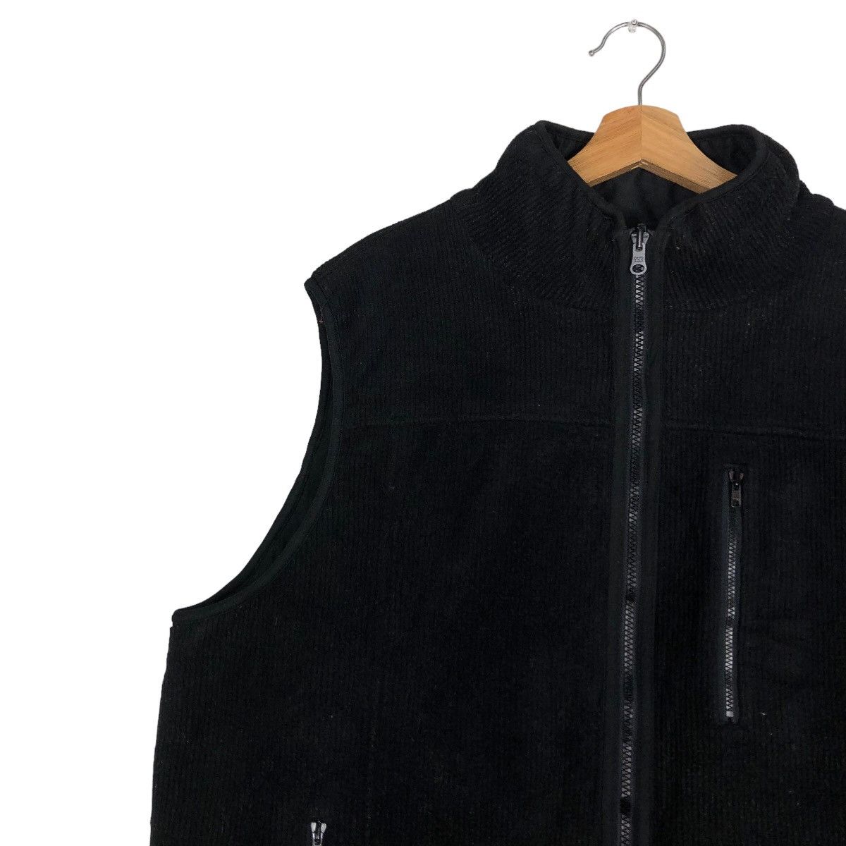 Japanese Brand 🔥Vtg Fleece Vest Designer Mario Giorgi Italy Size US L / EU 52-54 / 3 - 7 Thumbnail