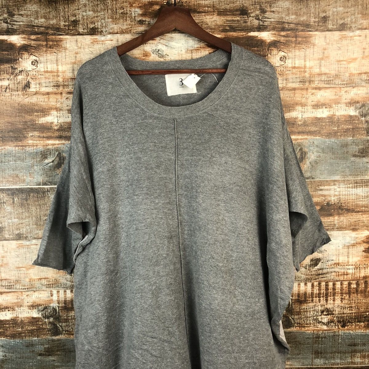 Homespun Knitwear DL 3 Trois Gray Knitwear #C728 Size XL / US 12-14 / IT 48-50 - 2 Thumbnail