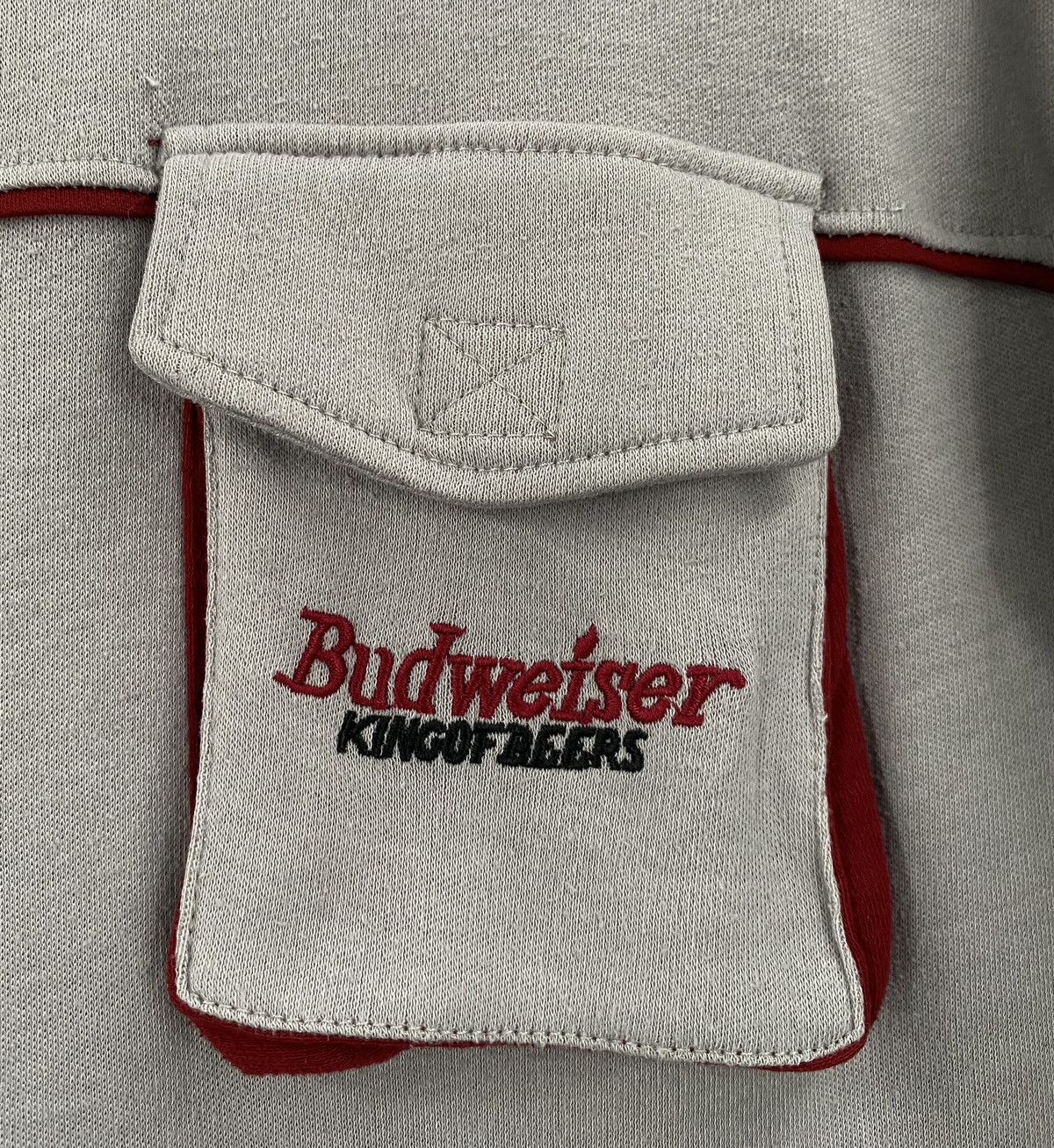 Vintage Rare Vintage 90’s Budweiser King Of Beers Pocket T-Shirt Size US M / EU 48-50 / 2 - 4 Thumbnail