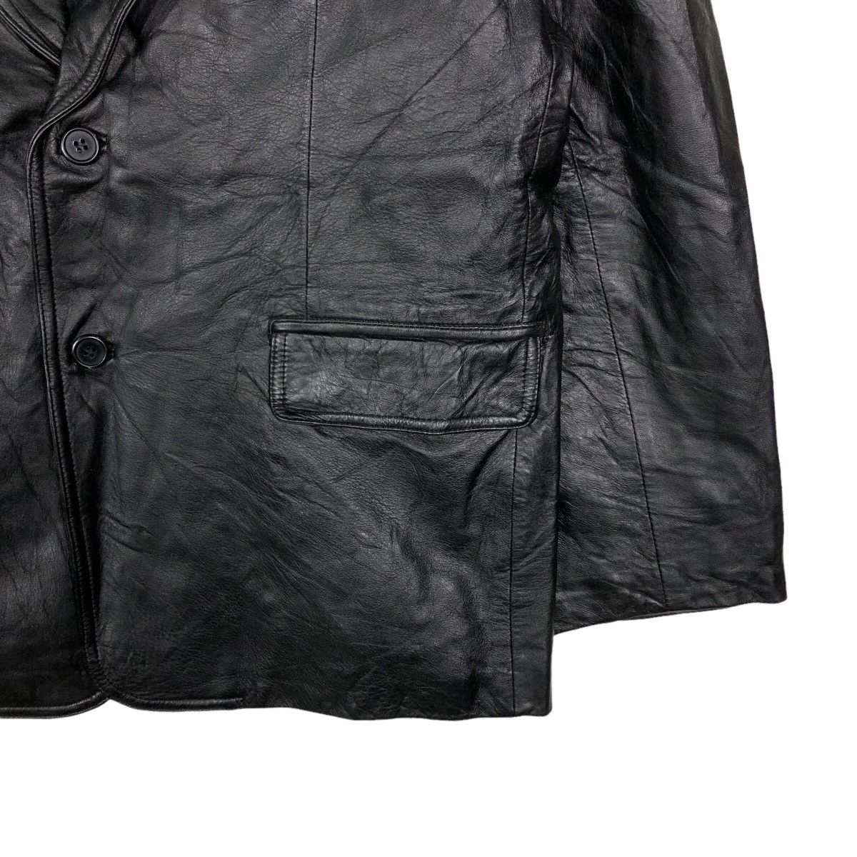 Balmain 🔥90’s Vintage Chore Leather Jacket Balmain Paris Size US M / EU 48-50 / 2 - 5 Thumbnail