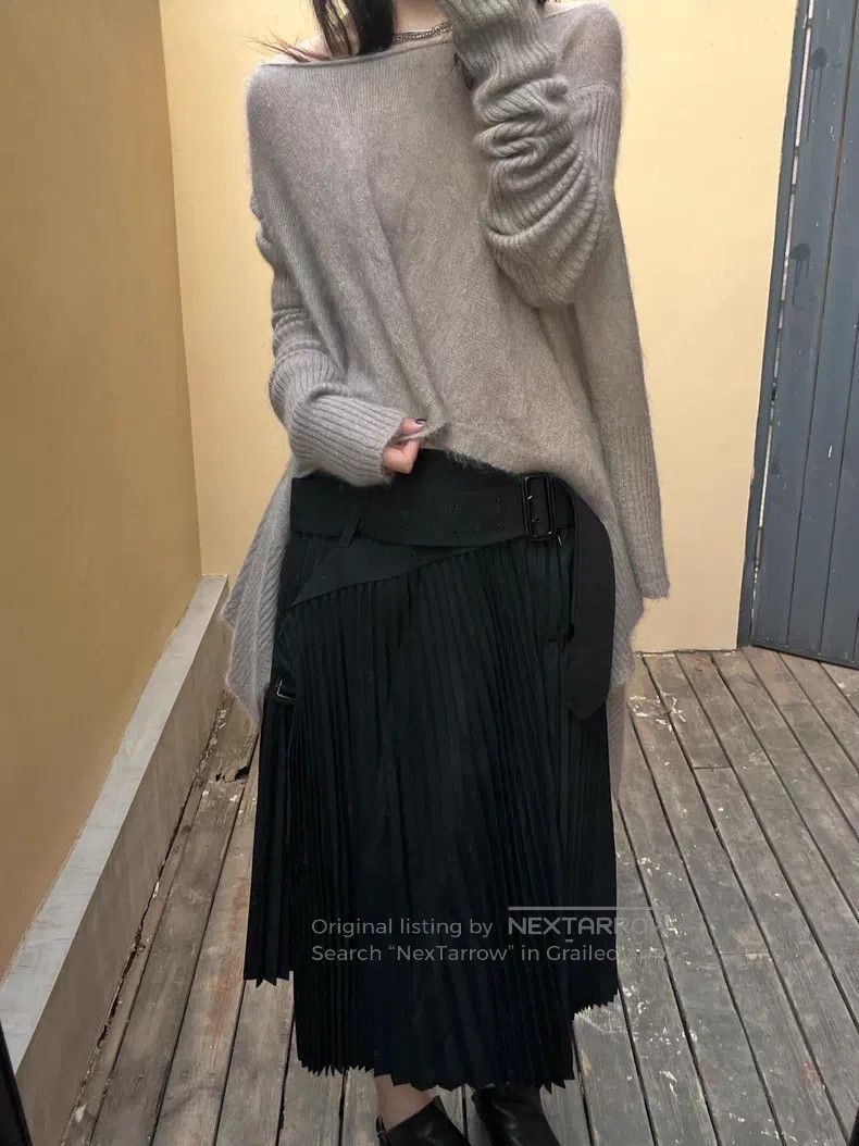 Junya Watanabe Junya Watanabe size M Organza pleated wool skirt Size 25" / US 0 / IT 36 - 5 Thumbnail