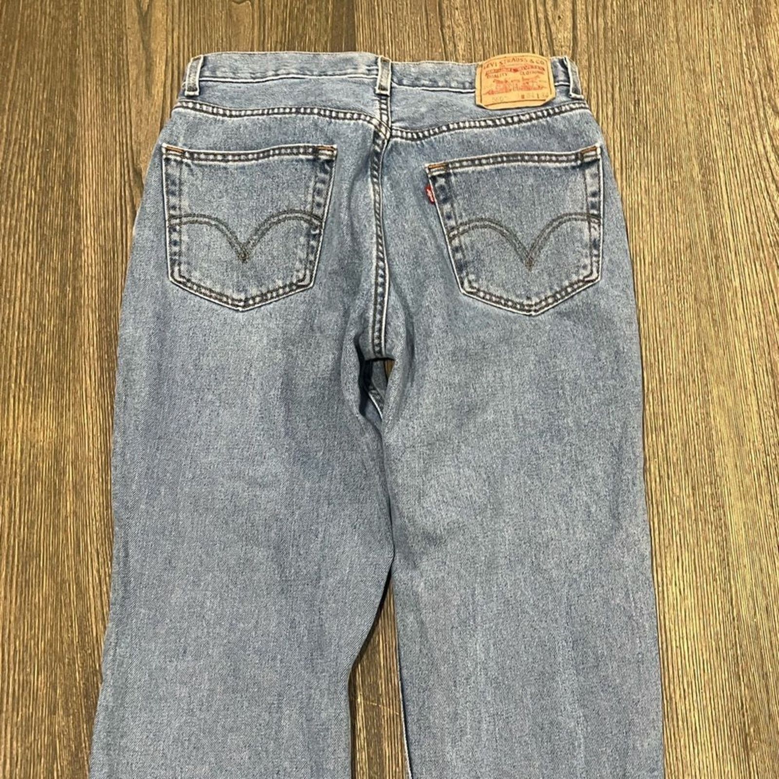 Levi's Levi's Mens 550 Relaxed Fit Jeans Tapered Leg Blue Size 34 Size US 34 / EU 50 - 11 Thumbnail