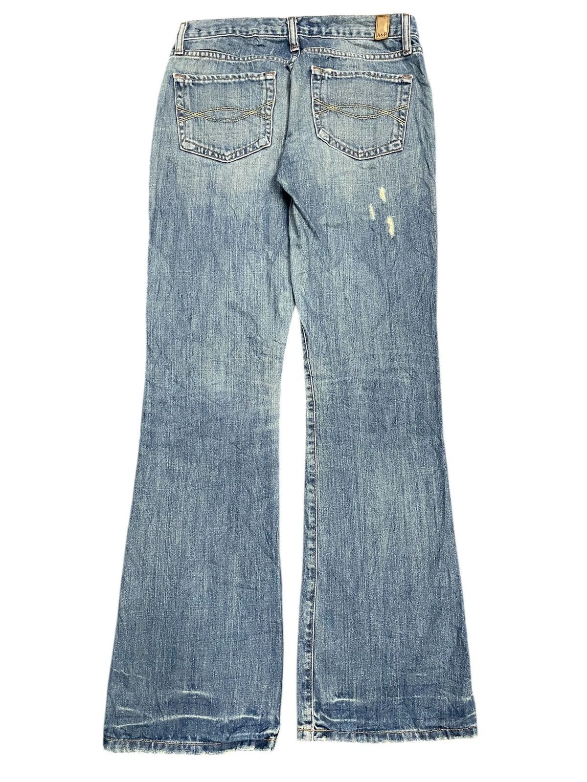 Abercrombie & Fitch Y2k flare abercrombie & fitch Punk Distressed Jeans Size 29" - 15 Thumbnail