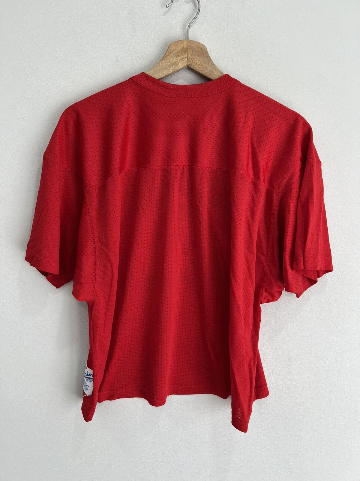 Vintage Vintage Womens Wisconsin Football Champion Jersey Cropped L Size L / US 10 / IT 46 - 4 Thumbnail