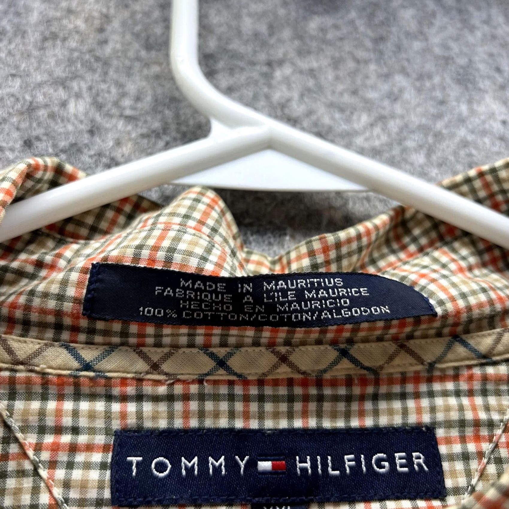 Tommy Hilfiger VINTAGE Tommy Hilfiger Shirt Men XXL Orange Green Button Down Preppy Gingham 90s Shirt Mens XXL Orange Green Button-Down Gingham 90s Size US XXL / EU 58 / 5 - 7 Thumbnail
