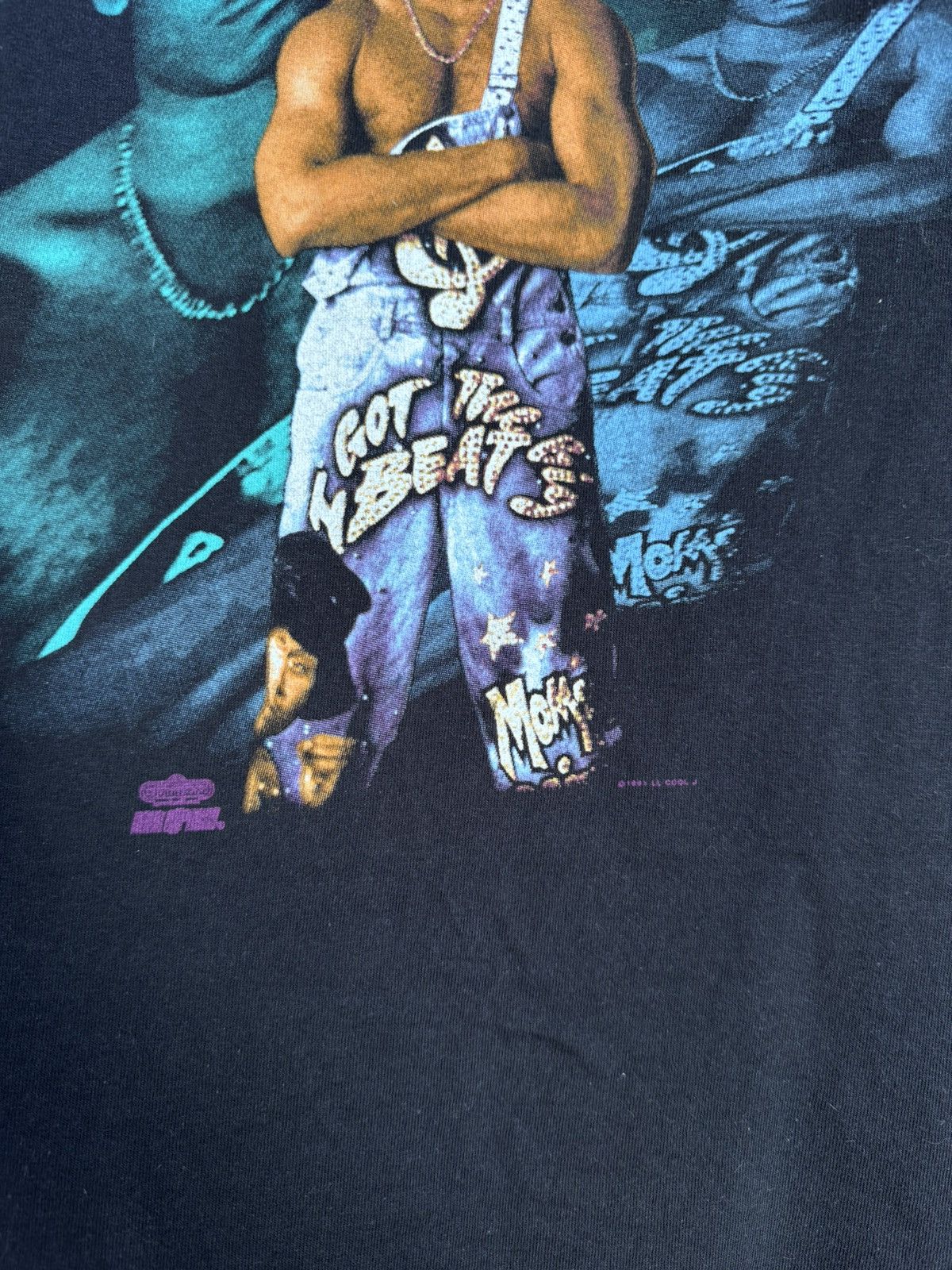 Band Tees Vintage LL Cool J 1991 Rap Band T-shirt 90s Grail Rare Hype Size US XL / EU 56 / 4 - 2 Thumbnail