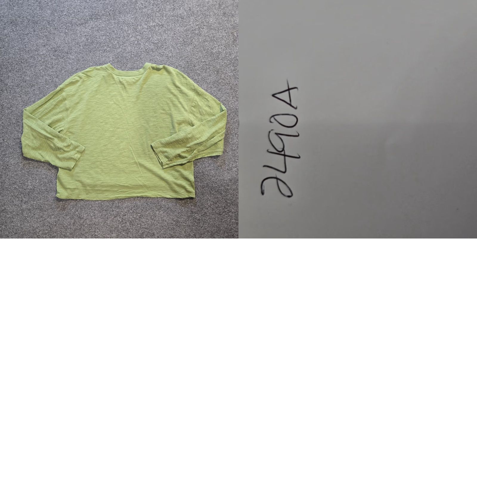 Madewell Madewell Top Womens Size Medium Green Slub Knit Long Sleeve Capsule Minimalist Shirt Size M / US 6-8 / IT 42-44 - 8 Thumbnail