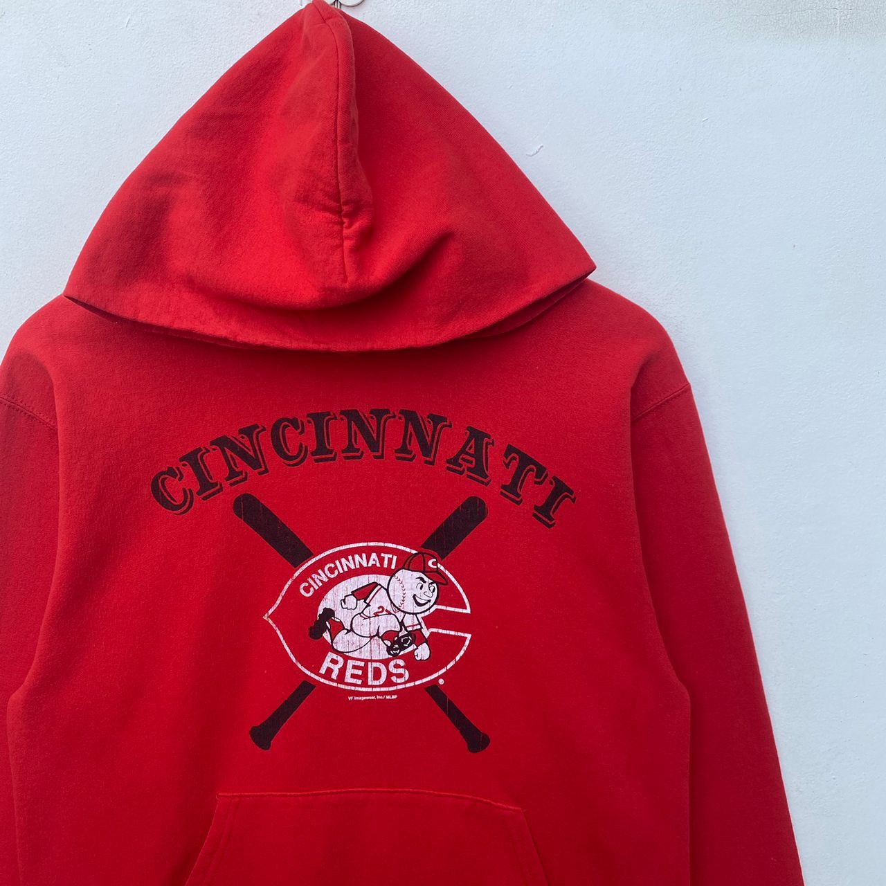 MLB VINTAGE CINCINNATI REDS HOODIE MEDIUM PULLOVER Size US M / EU 48-50 / 2 - 3 Thumbnail