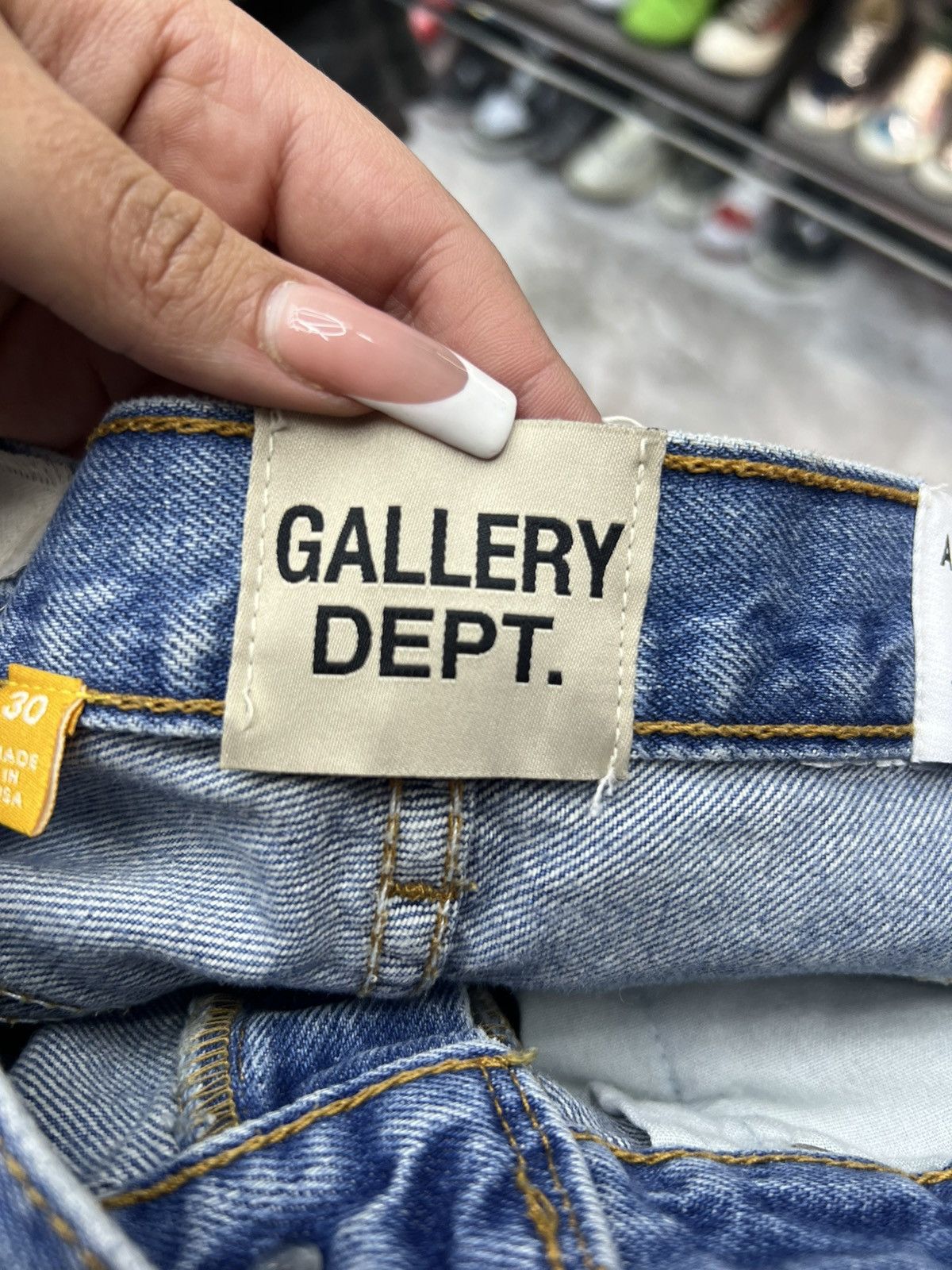 Gallery Dept. Gallery Dept. Repaired G-Patch Denim Jeans Size US 30 / EU 46 - 15 Thumbnail