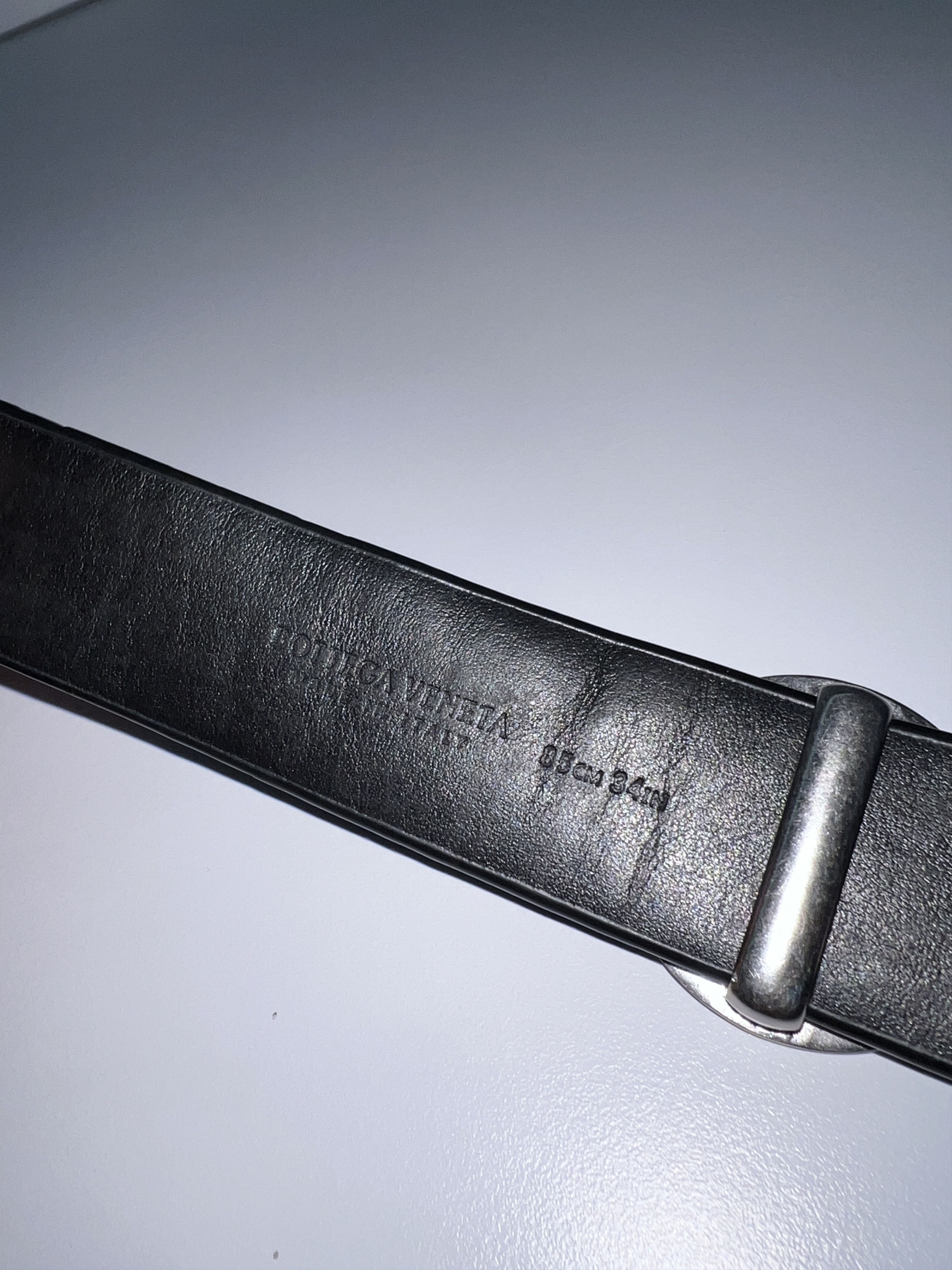 Bottega Veneta Bottega Veneta Studded Leather Belt Black 34inches / 85cm Size 34 - 10 Thumbnail