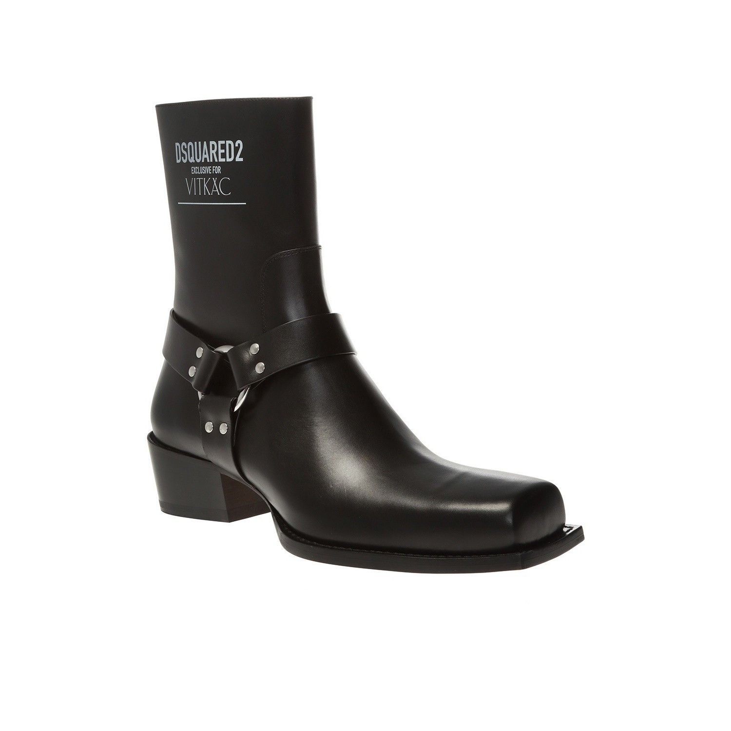 Dsquared2 DSQUARED2 Black Ankle Boots New & Authentic (Men's size:8;) Size US 8 / EU 41 - 2 Thumbnail