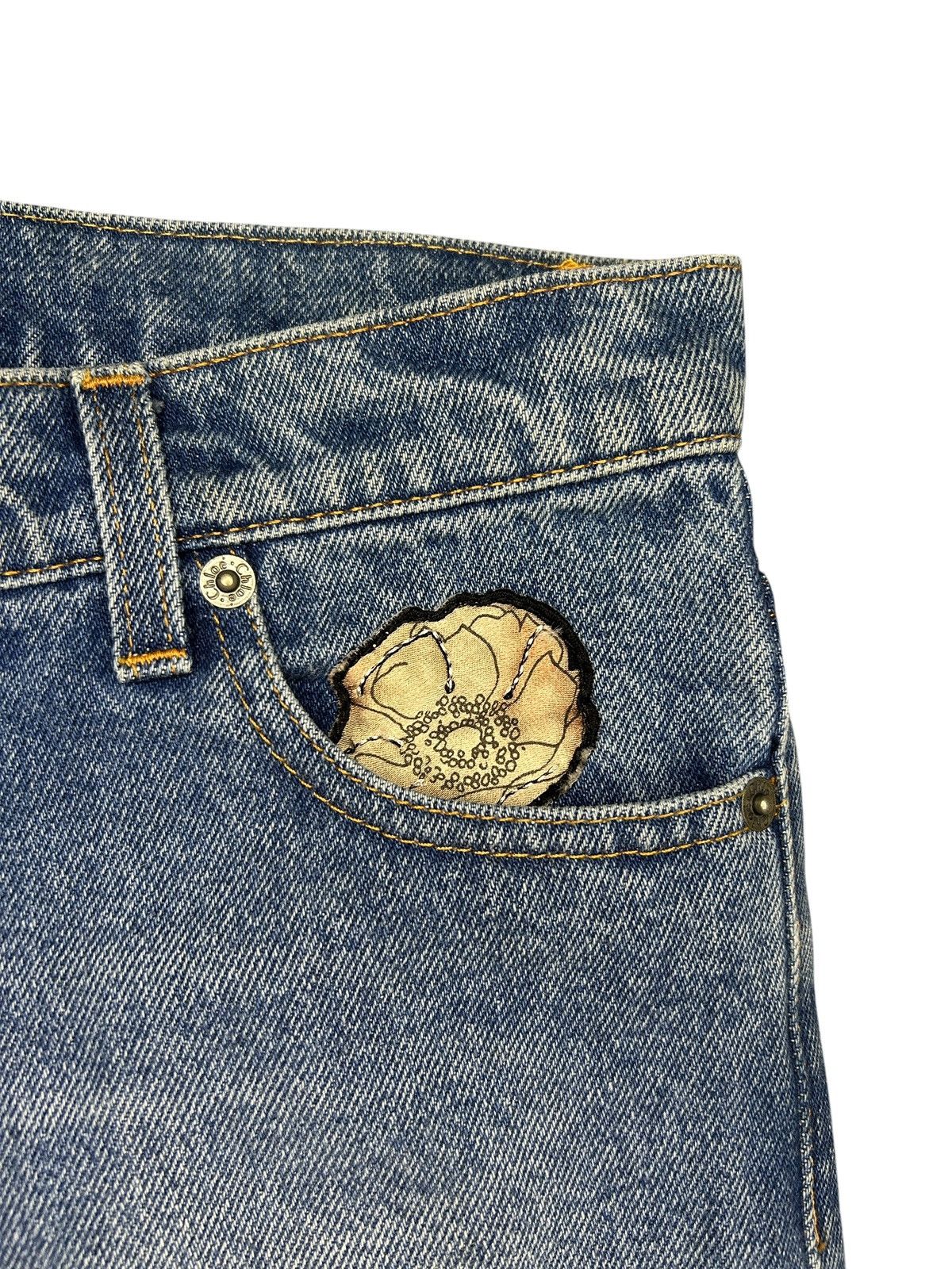 Chloe F/W 03 Tiger Denim Size 25" / US 0 / IT 36 - 10 Thumbnail