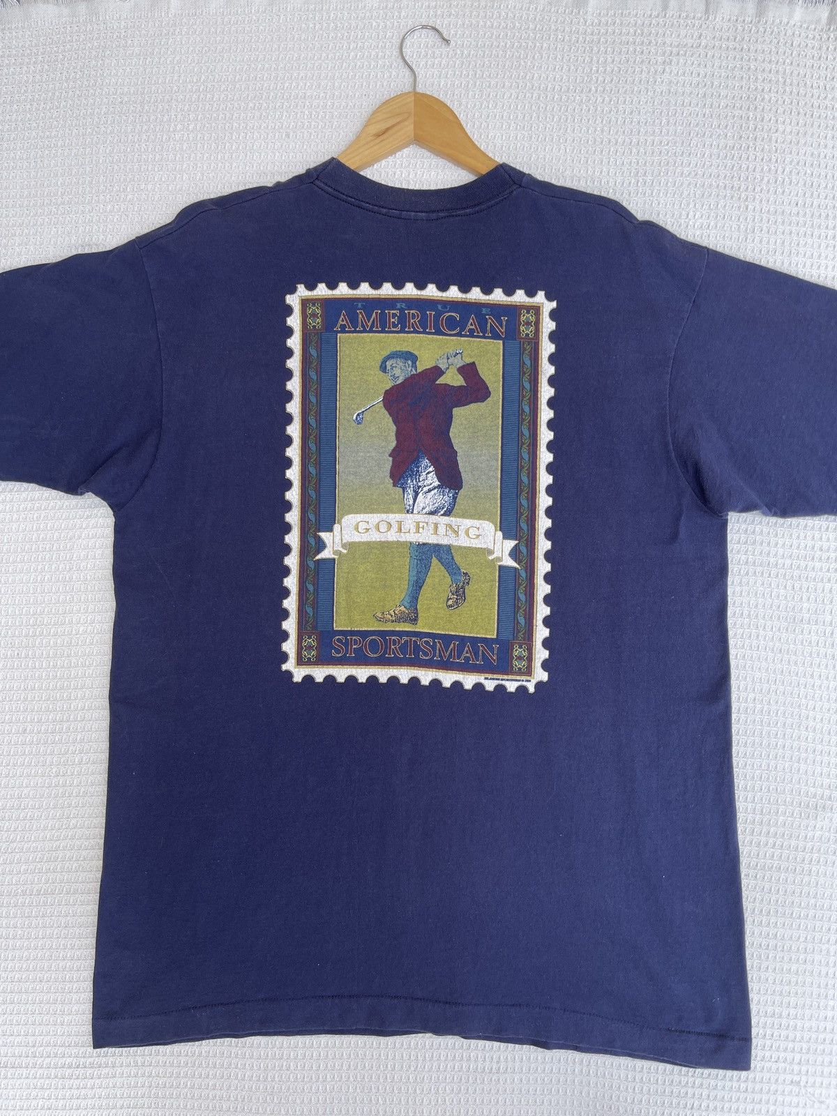 Vintage LastDrop🔥Rare🔥Vintage 90s American Sportsman Golfing T-Shirt Size US XL / EU 56 / 4 - 11 Thumbnail