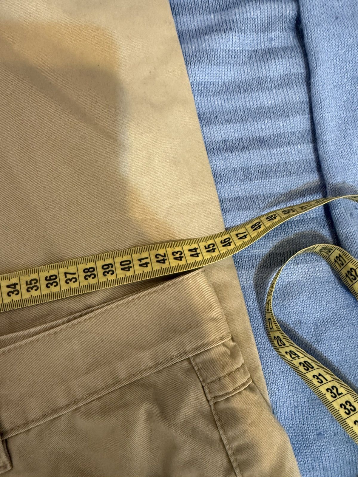 Yves Saint Laurent 34x34 YSL Jeans Beige Denim Pants Casual Old Money Size US 34 / EU 50 - 20 Thumbnail