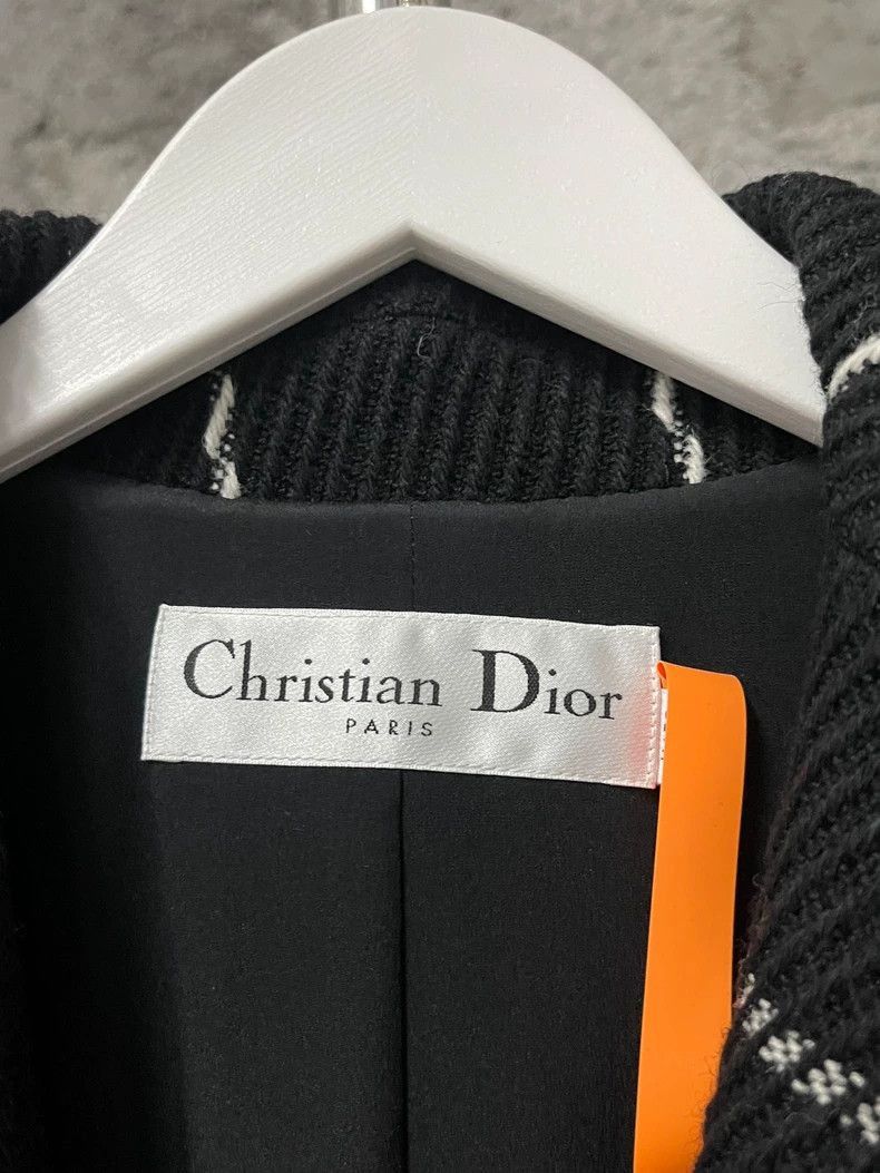 Dior Dior Black and White Checked Coat-2506 Size S / US 4 / IT 40 - 5 Thumbnail