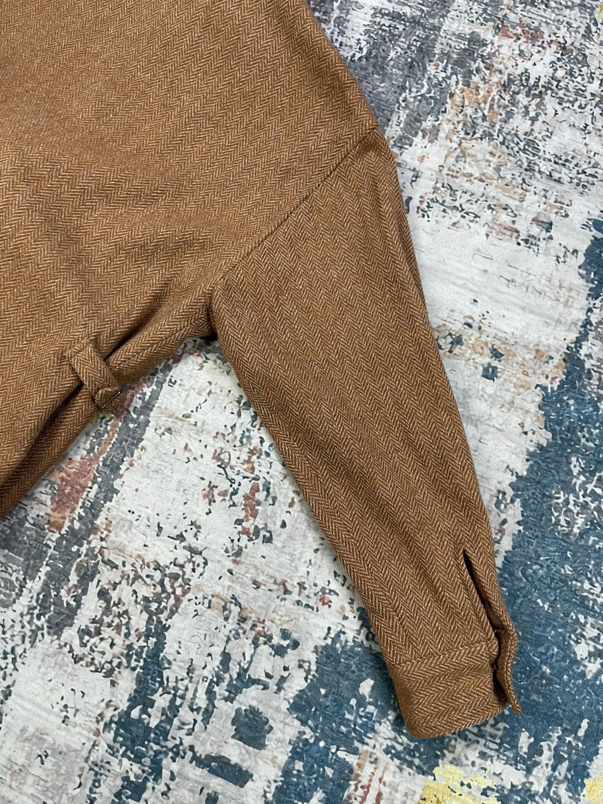 Polo Ralph Lauren Ralph Lauren Herringbone Tweed Half Cinch Equastrian Jacket Size L / US 10 / IT 46 - 5 Thumbnail