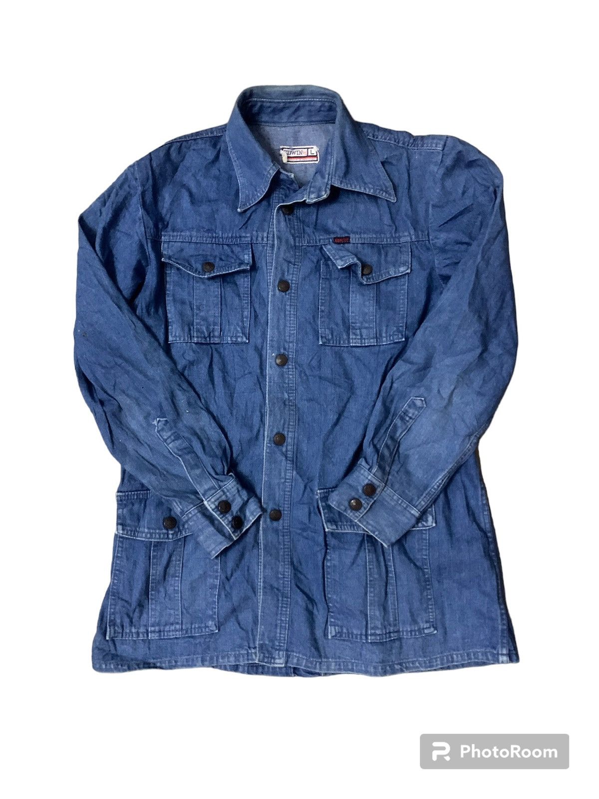 Edwin Vintage 90’s Edwin Denim Shirt Size US L / EU 52-54 / 3 - 1 Thumbnail