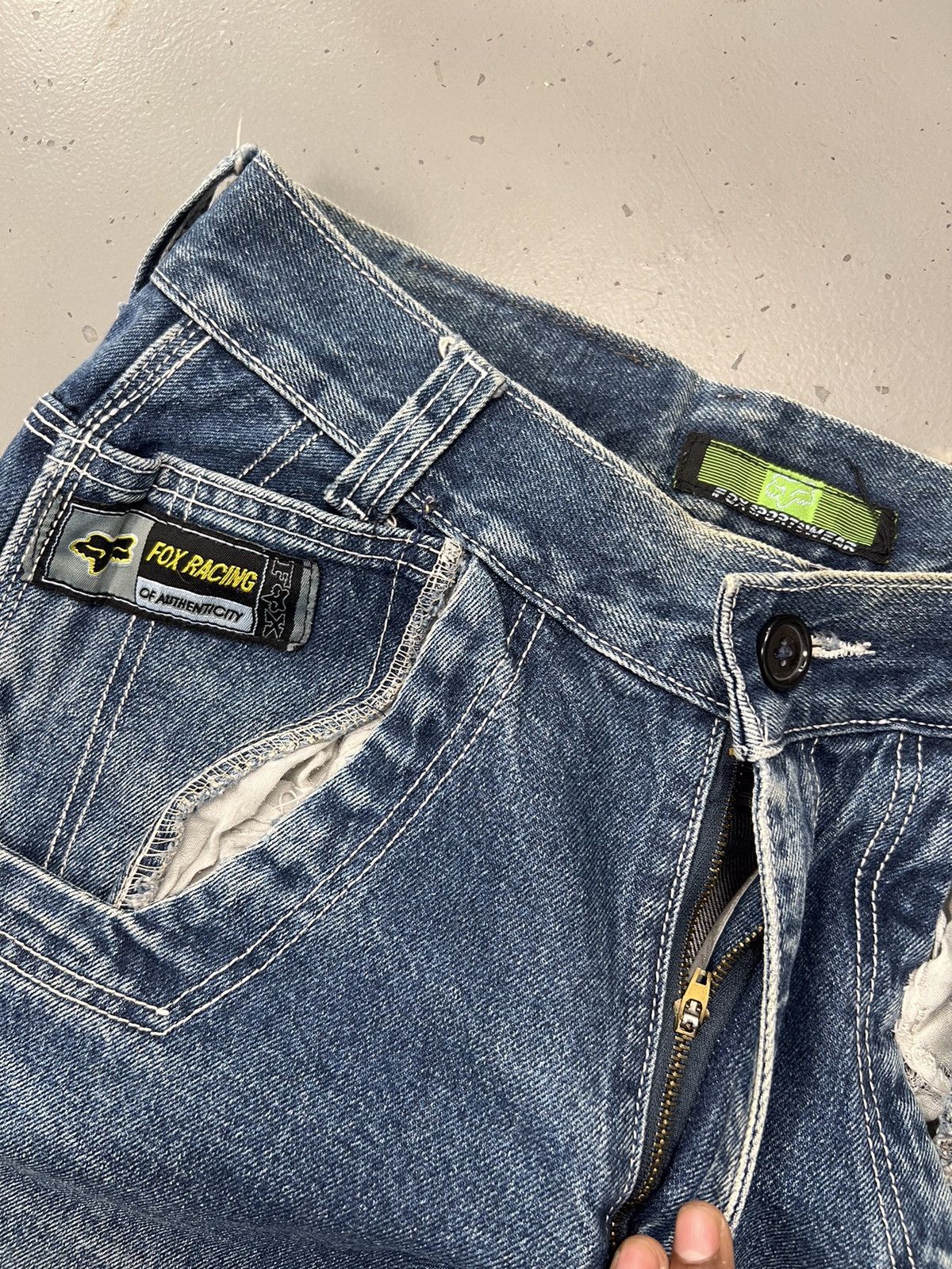 Fox Racing × Vintage Vintage Y2K fox Racing big pocket denim Size US 30 / EU 46 - 5 Thumbnail