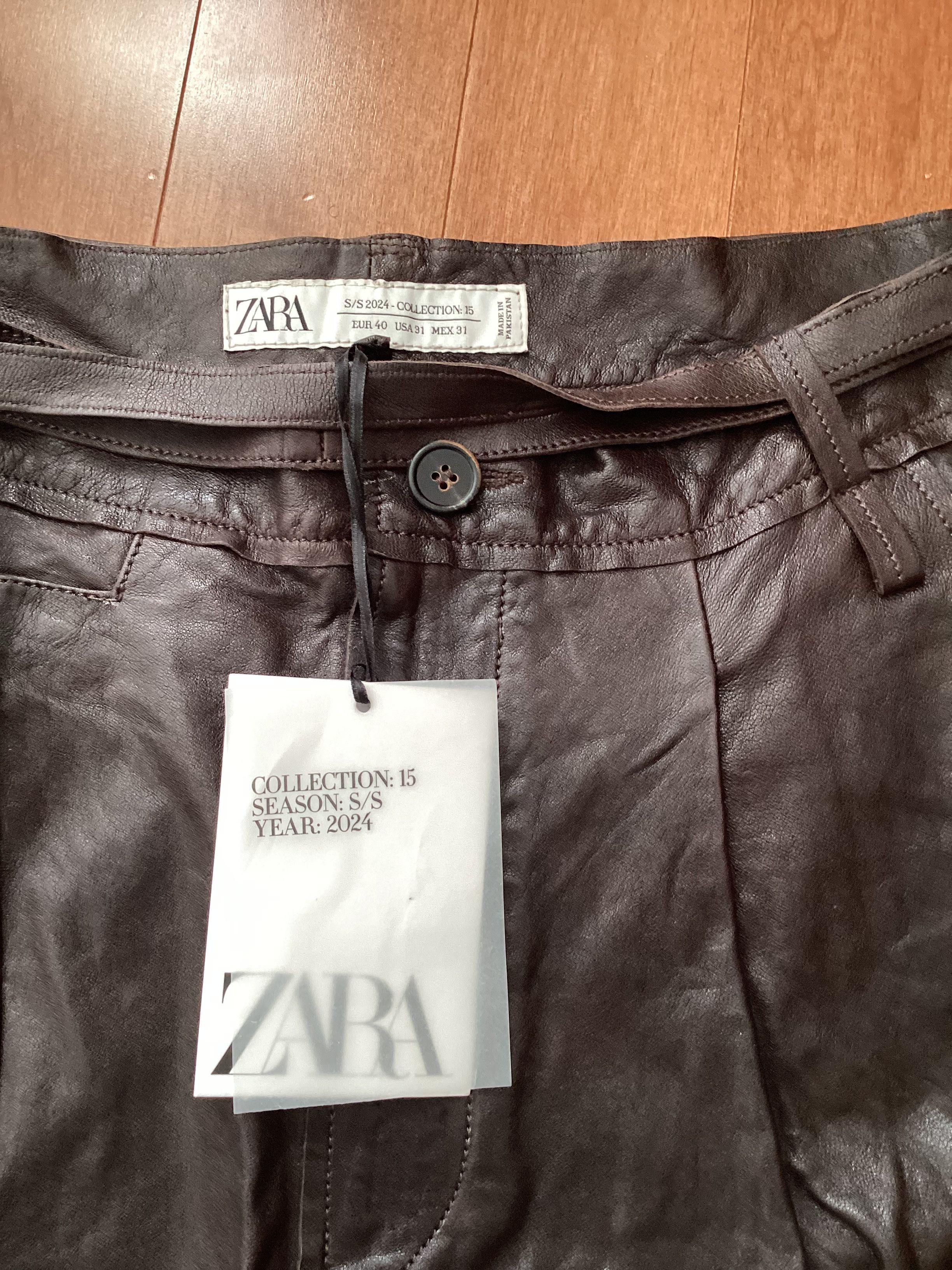 Zara Zara leather shorts Size US 31 - 8 Thumbnail