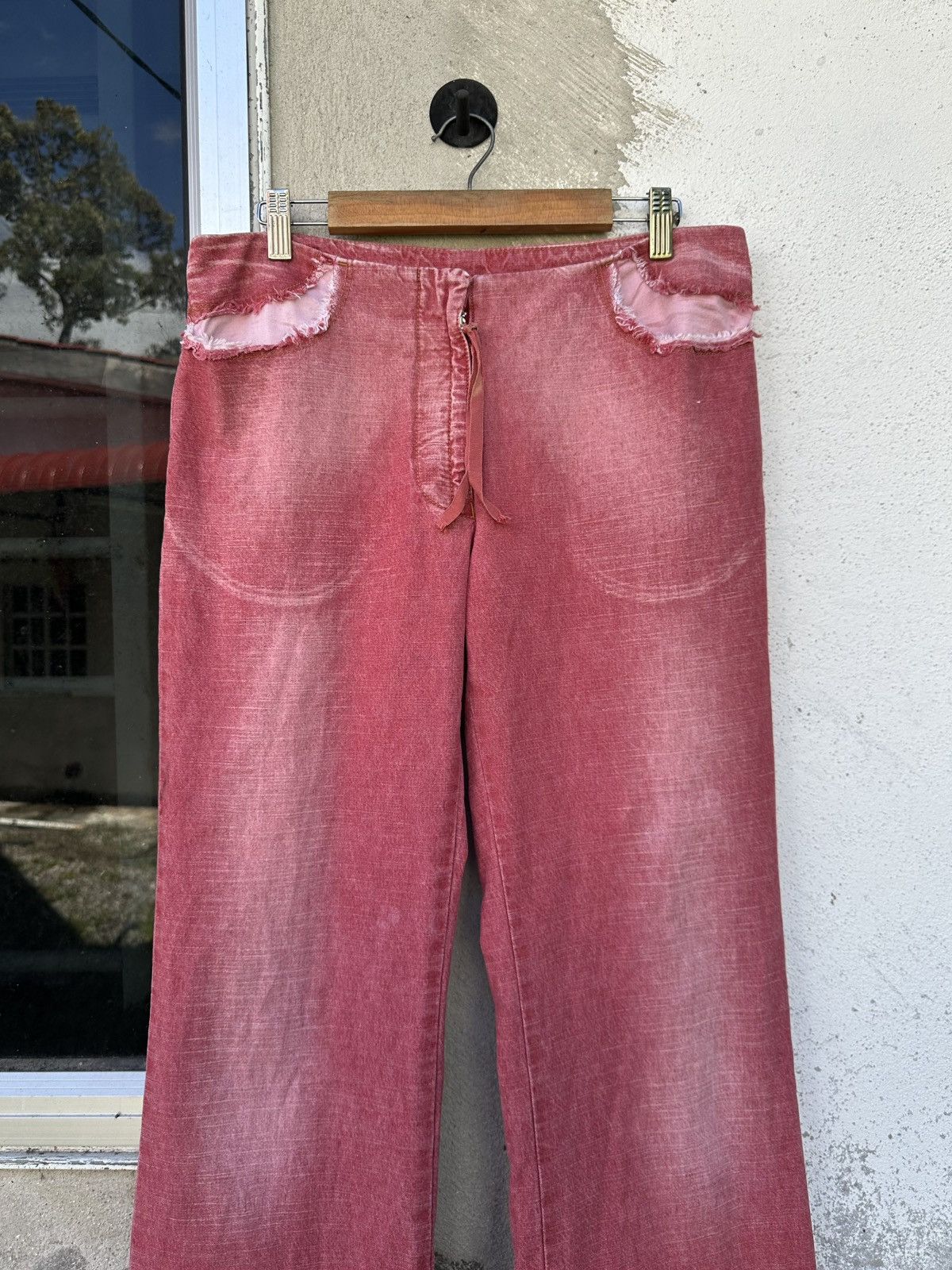 Maison Margiela Archive Martin Margiela 90s/00s Vintage Wide Leg Retro Jeans Size US 32 / EU 48 - 3 Thumbnail
