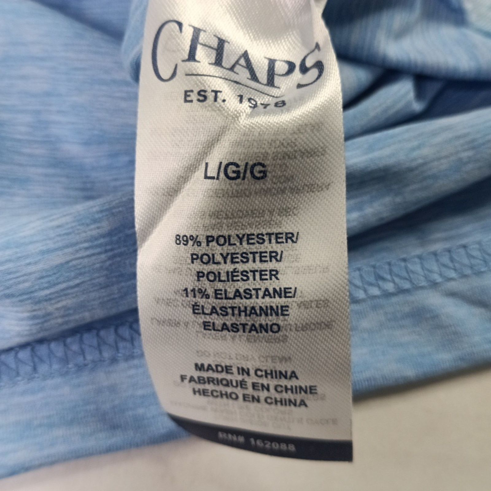 Chaps Chaps Everyday Performance Polo Shirt Men's Size L Blue Size US L / EU 52-54 / 3 - 7 Thumbnail