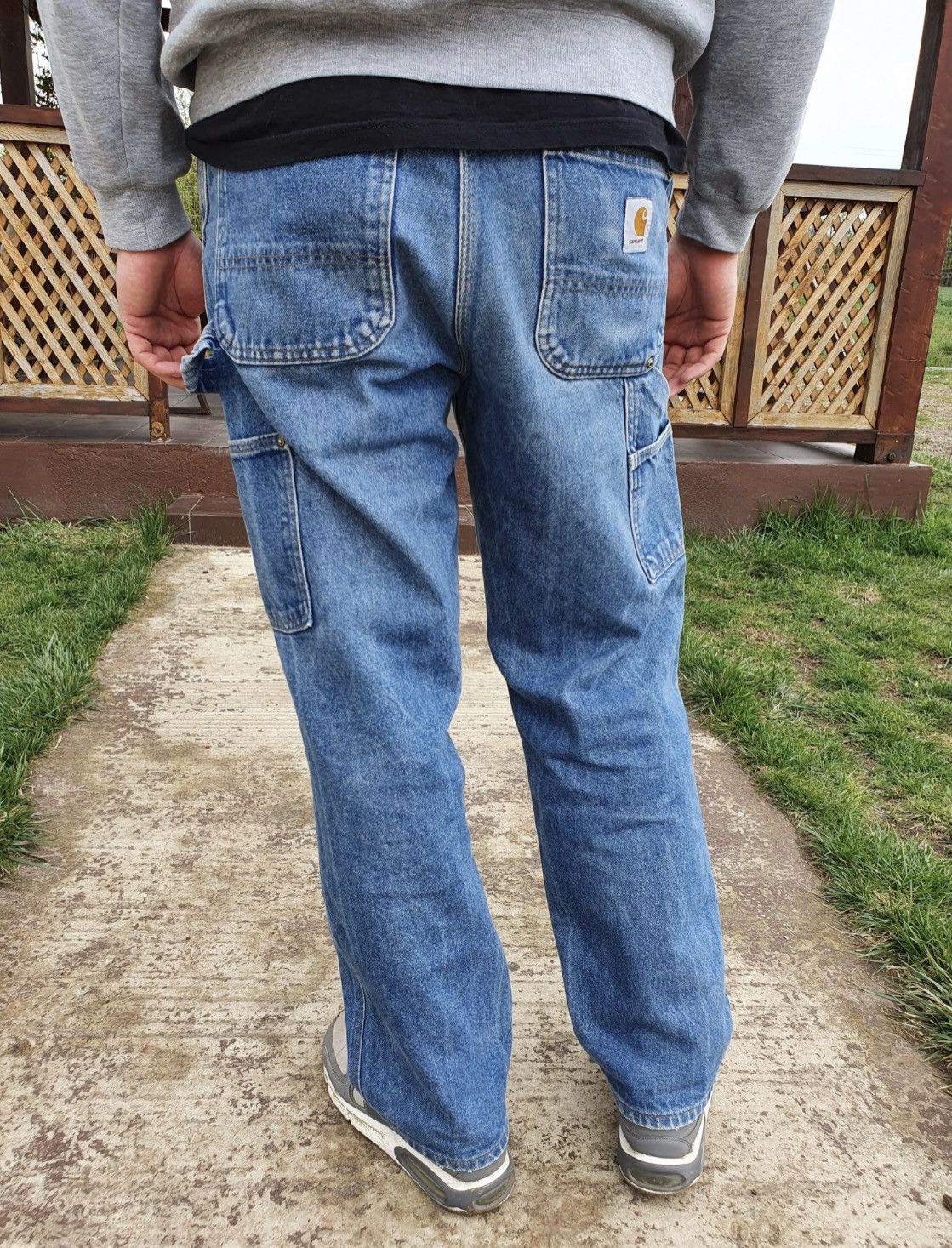 Carhartt × Carhartt Wip × Vintage 💥CARHARTT WIP SINGLE KNEE DISTRESSED JEANS Size US 34 / EU 50 - 1 Thumbnail
