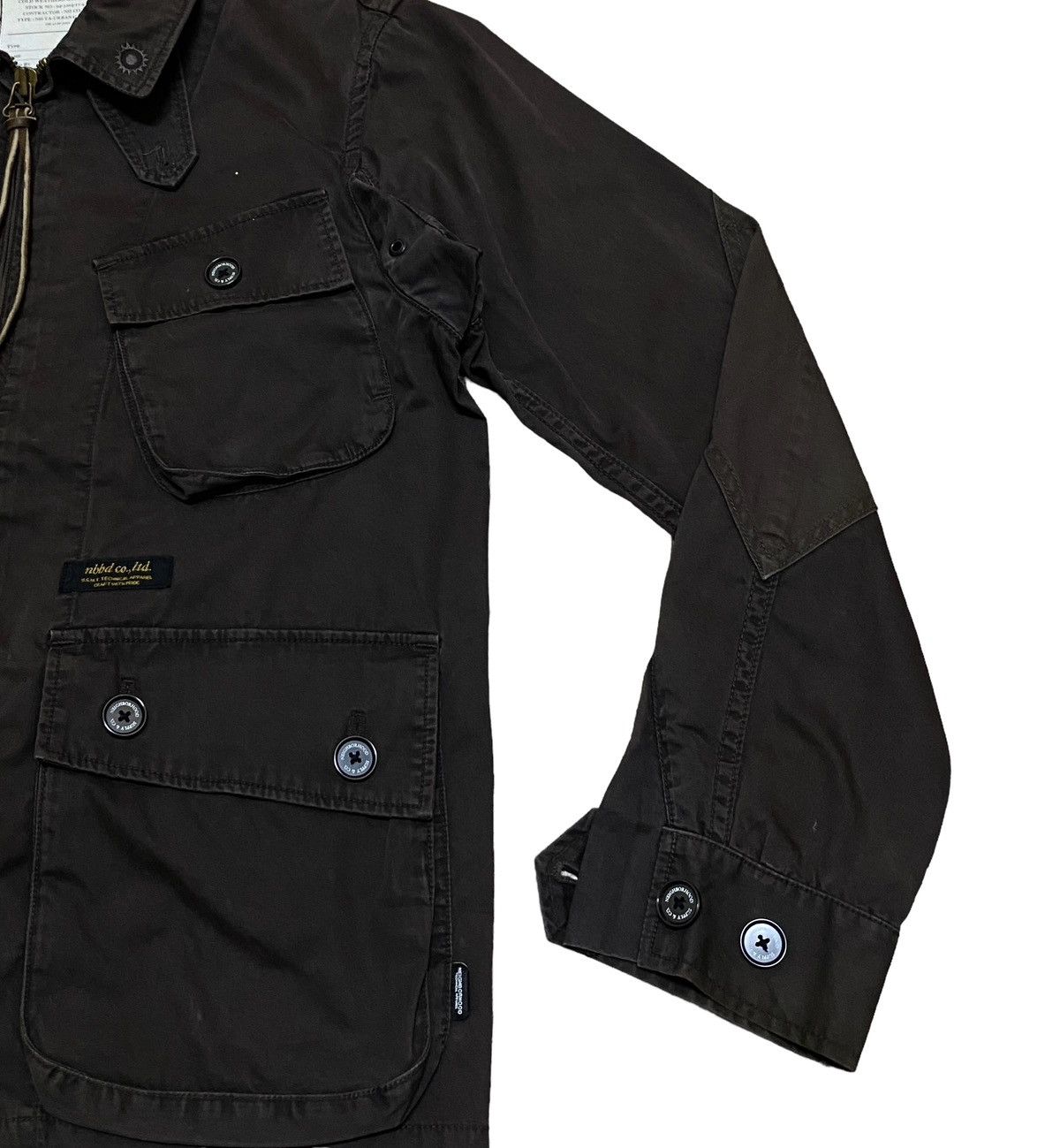 Neighborhood Very Rare Design Vintage Neighborhood M65 Waxed Jacket 2000s Size US M / EU 48-50 / 2 - 8 Thumbnail