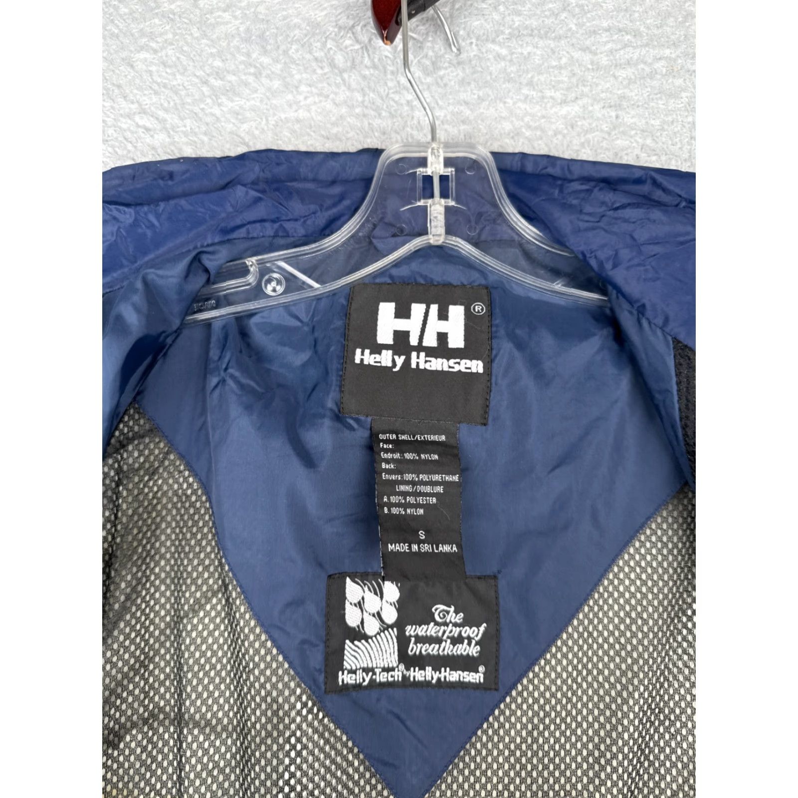 Helly Hansen Helly Hansen Jacket Womens Small Blue Green Waterproof Breathable Hood Rain Wind Full Zip Size S / US 4 / IT 40 - 3 Thumbnail