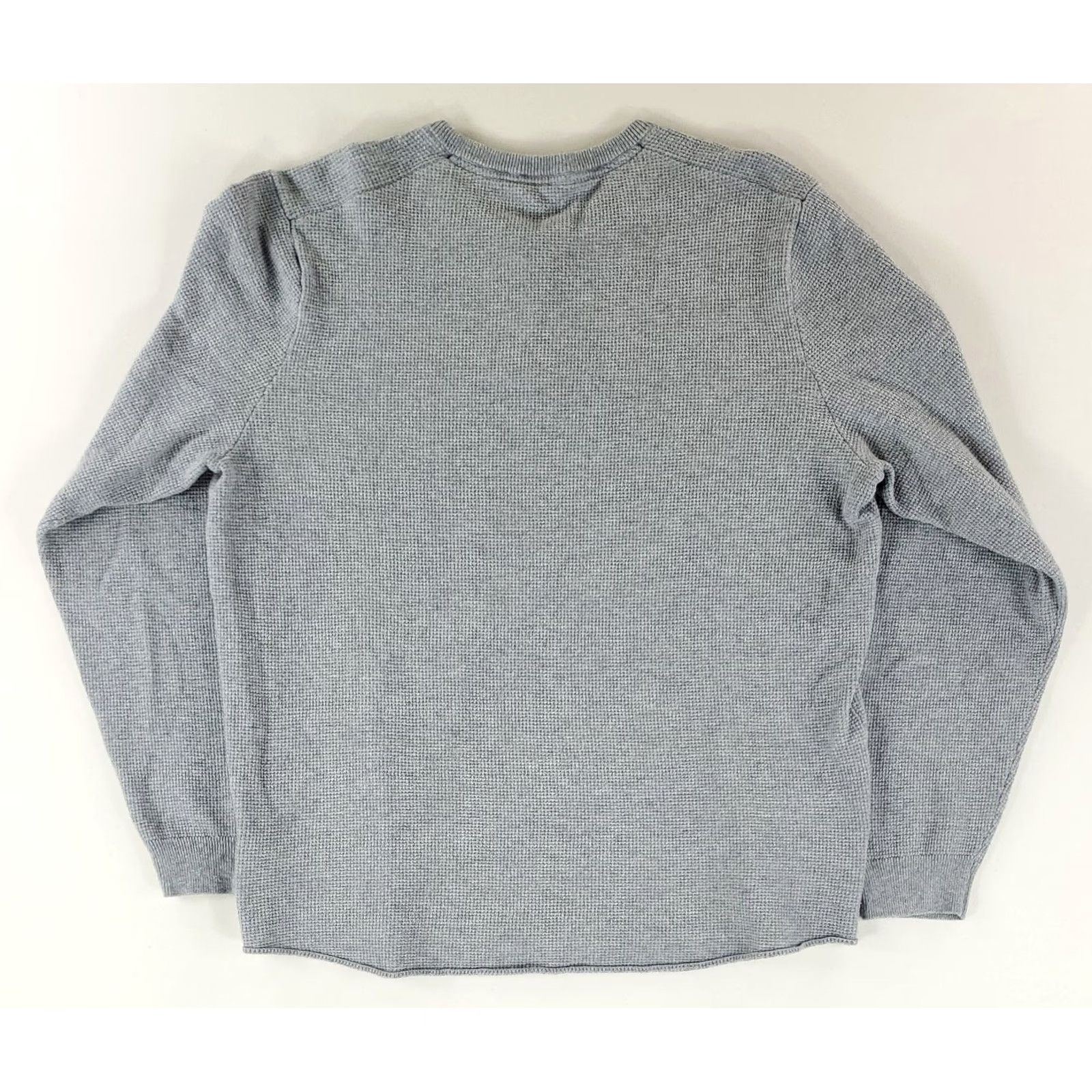 Marine Layer Marine Layer Shirt Thermal Henley 3 Button Gray Mens XL Size US XL / EU 56 / 4 - 4 Thumbnail