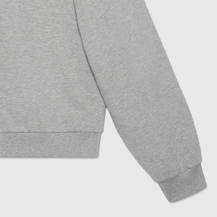 Gucci o1s1wg110925 Cotton Jersey Printed Sweatshirt in Gray Size US XXL / EU 58 / 5 - 3 Thumbnail