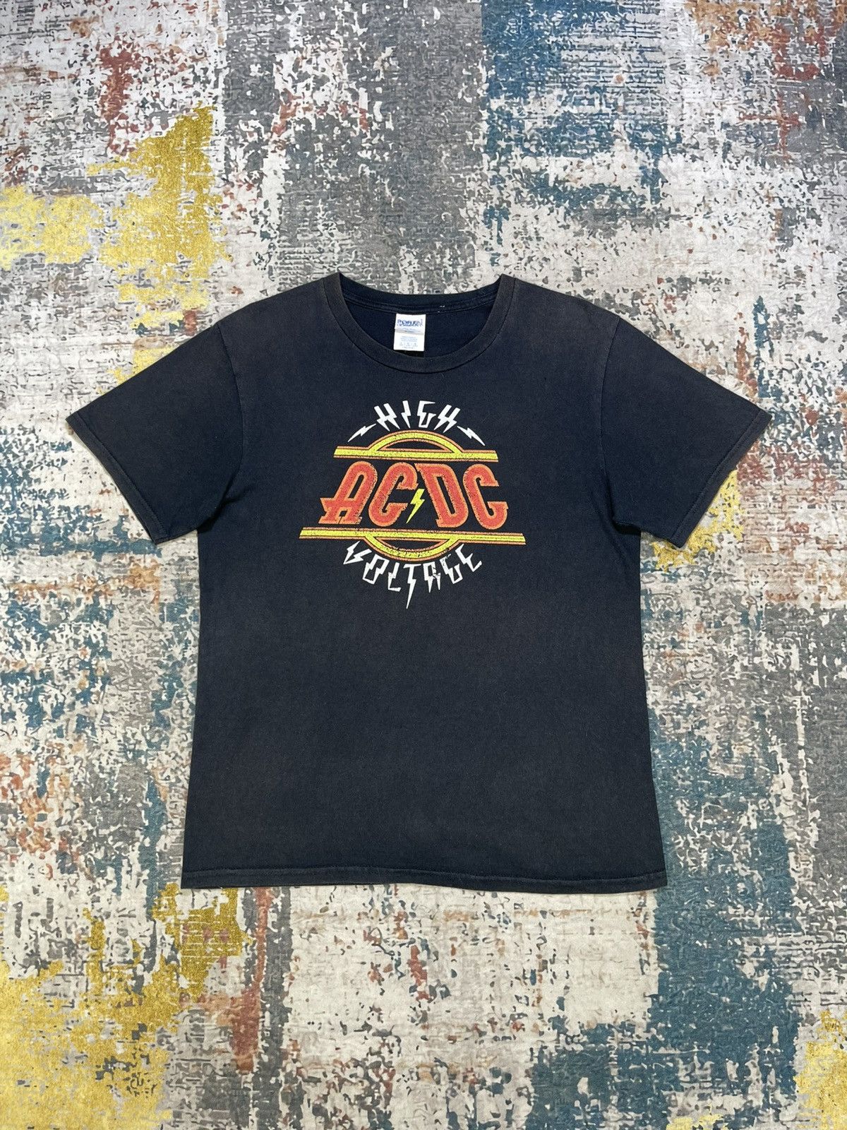 AC/DC ACDC High Voltage Band Tee Shirt Size L / US 10 / IT 46 - 2 Thumbnail