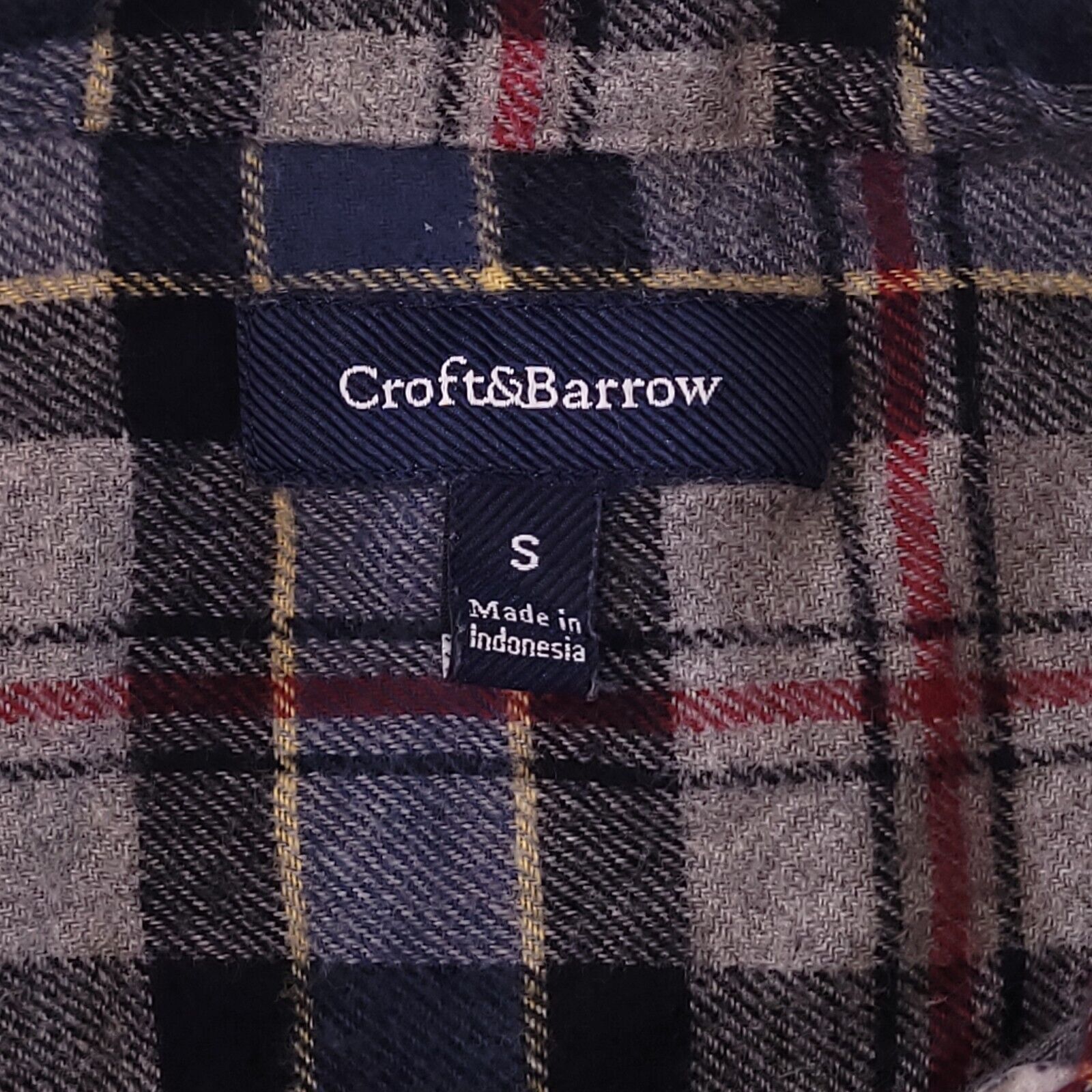 Croft & Barrow Croft & Barrow Tartan Flannel Shirt Mens Size S Blue Gray Size US S / EU 44-46 / 1 - 3 Thumbnail