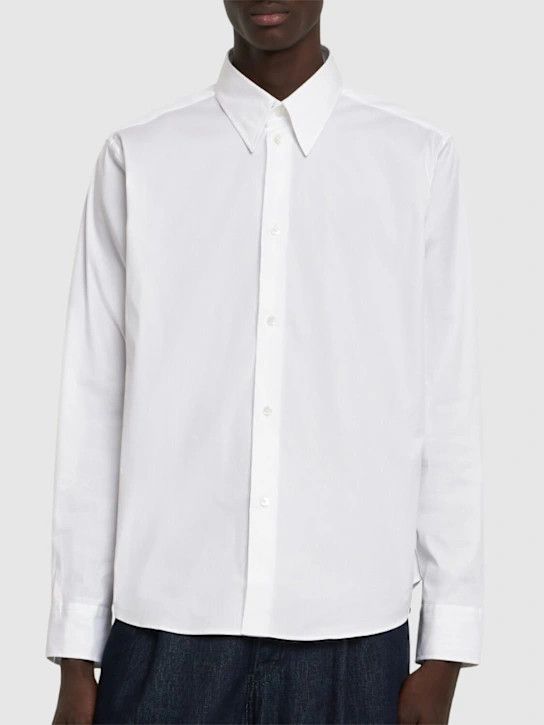 Lanvin o1lsvrm0425 Fitted Shirt in White Size US L / EU 52-54 / 3 - 4 Thumbnail