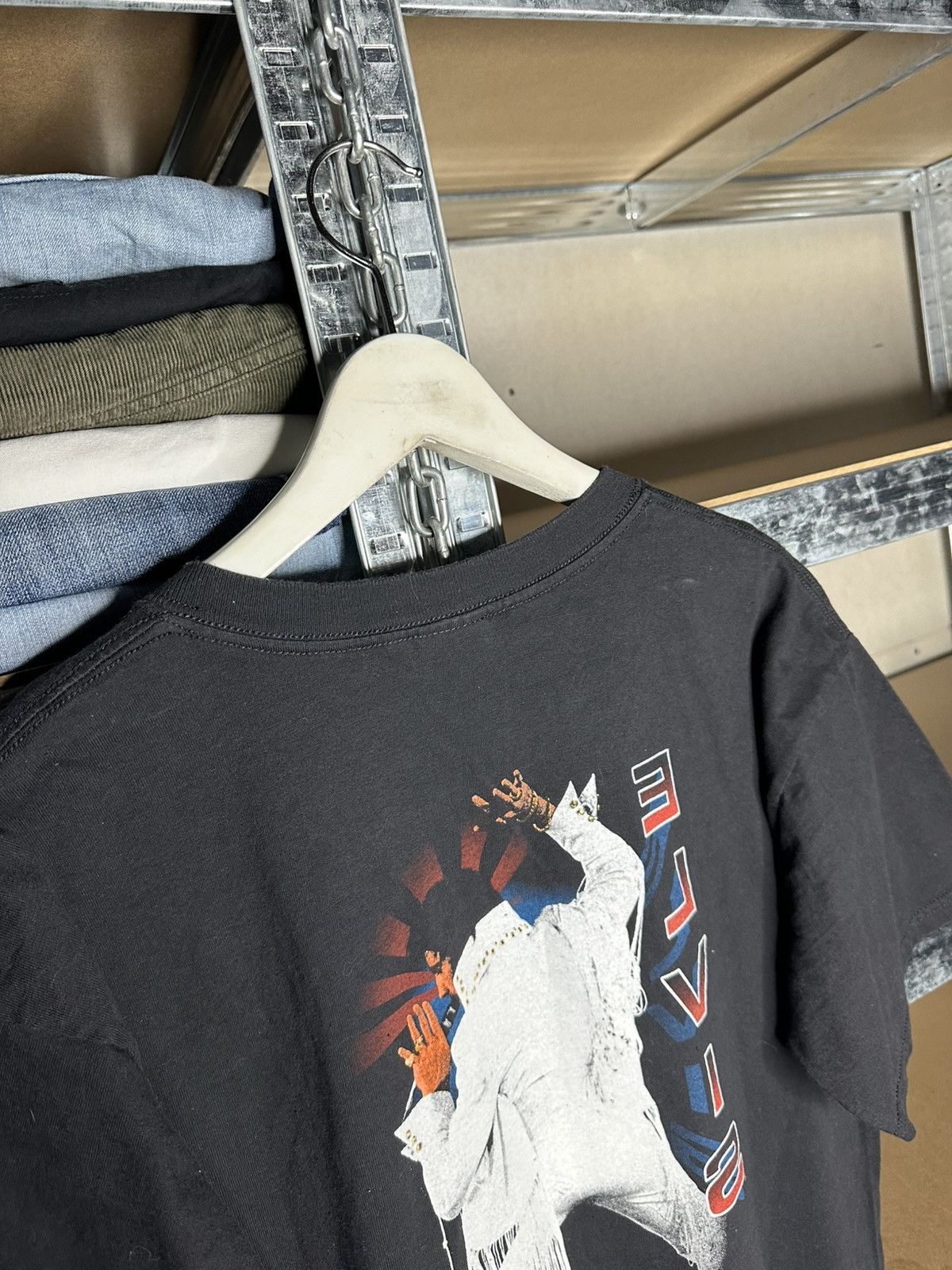 Gildan Vintage 2002 Elvis Presley Reflections Double Sided T-Shirt Size US L / EU 52-54 / 3 - 10 Thumbnail