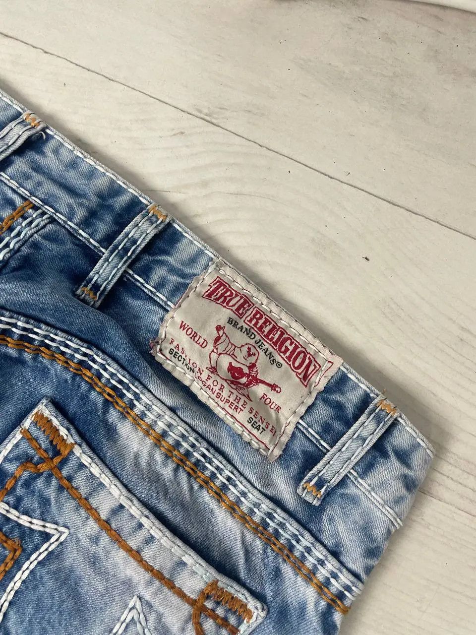 True Religion Vintage True Religion Logan Super T Denim Jeans Baggy 90s Size US 34 / EU 50 - 16 Thumbnail