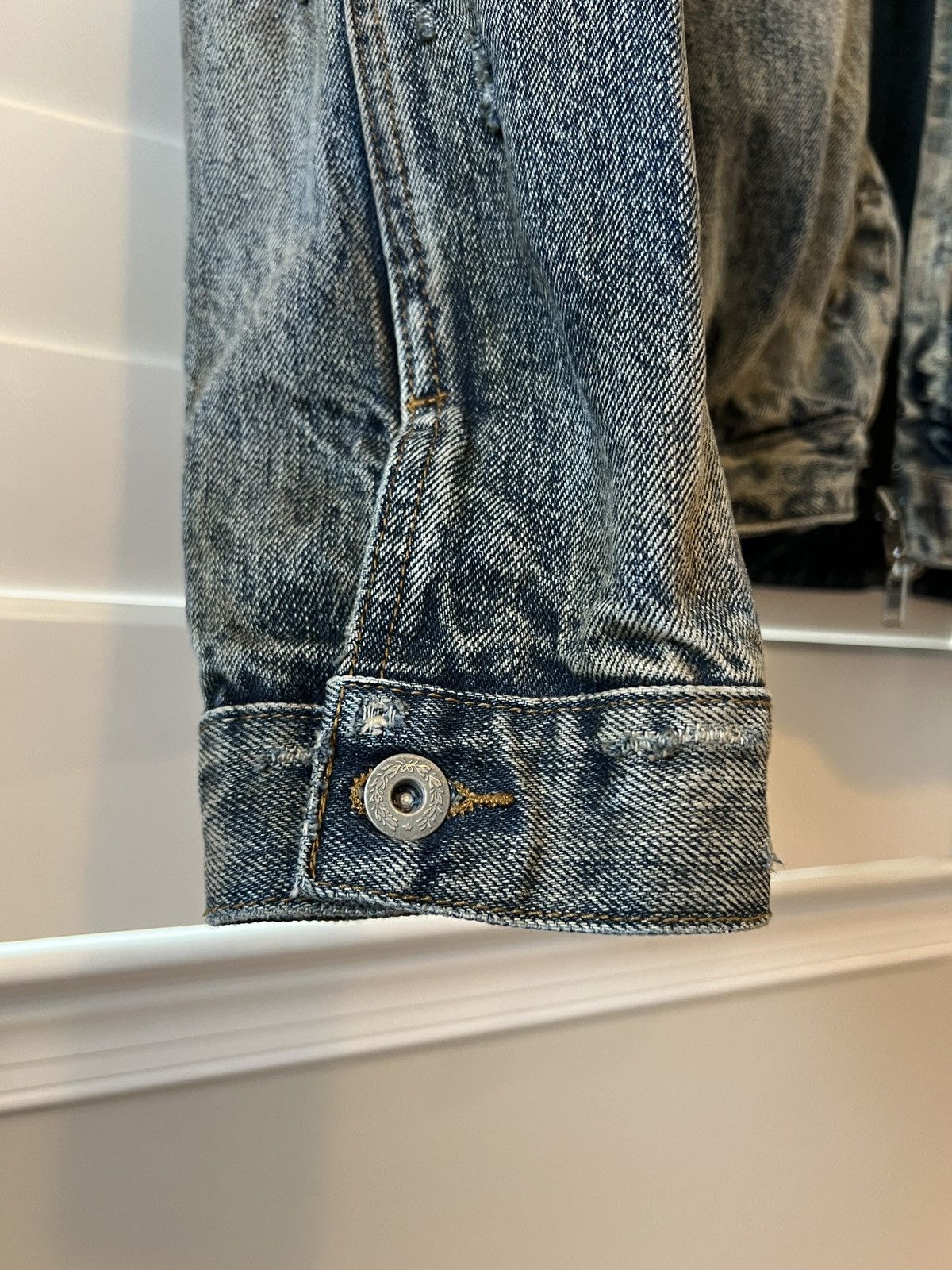 No Faith Studios No Faith Studios Japanese Dust Selvedge Trucker Jacket Size US S / EU 44-46 / 1 - 4 Thumbnail