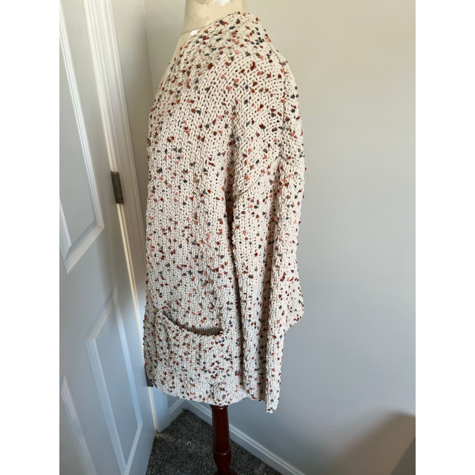 Jessica Simpson Jessica Simpson Multicolor Open Knit Cardigan XS Size XS / US 0-2 / IT 36-38 - 5 Thumbnail