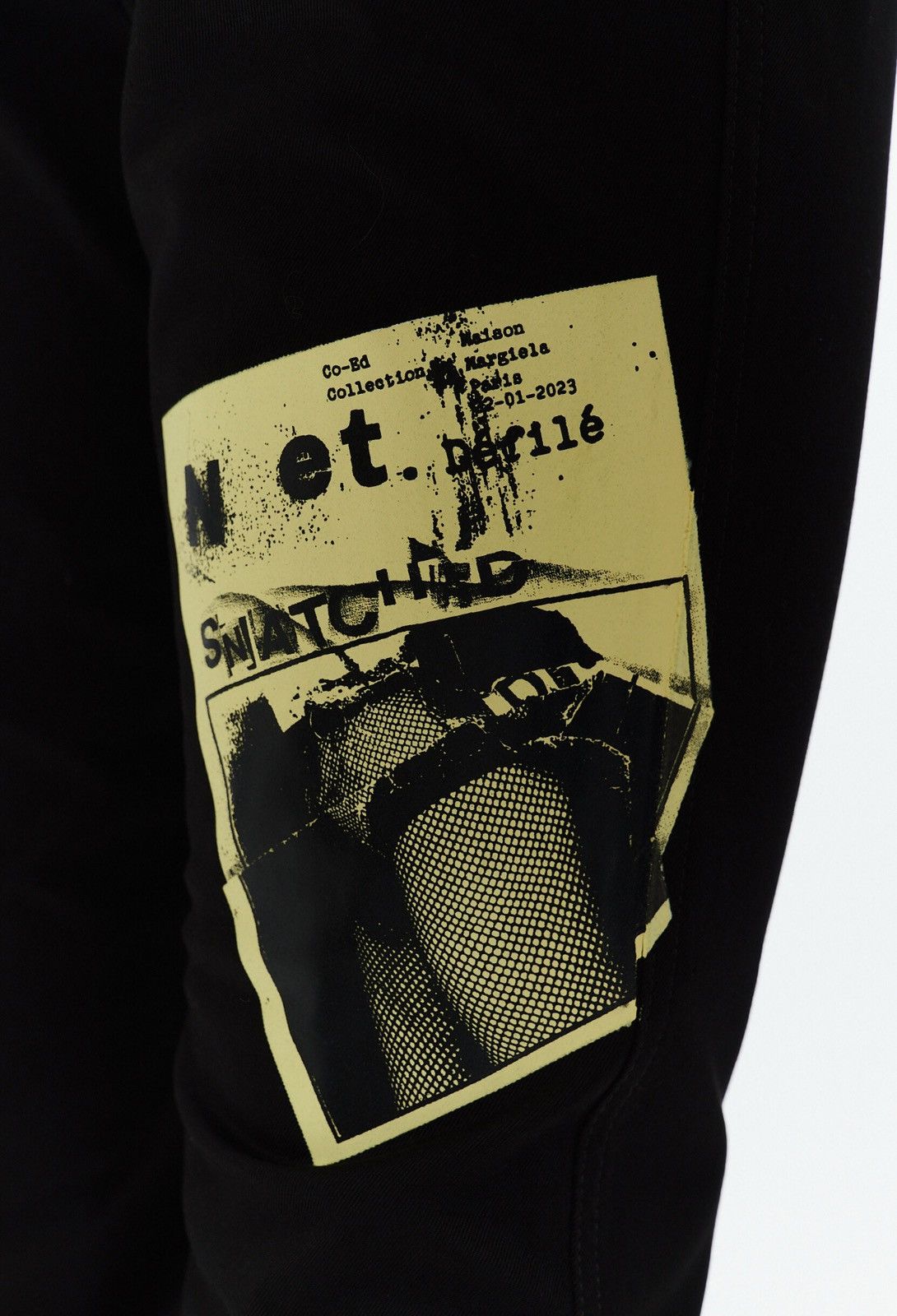 Maison Margiela Last Maison Margiela Invitation Print Skinny Black Jeans Size US 34 / EU 50 - 12 Thumbnail