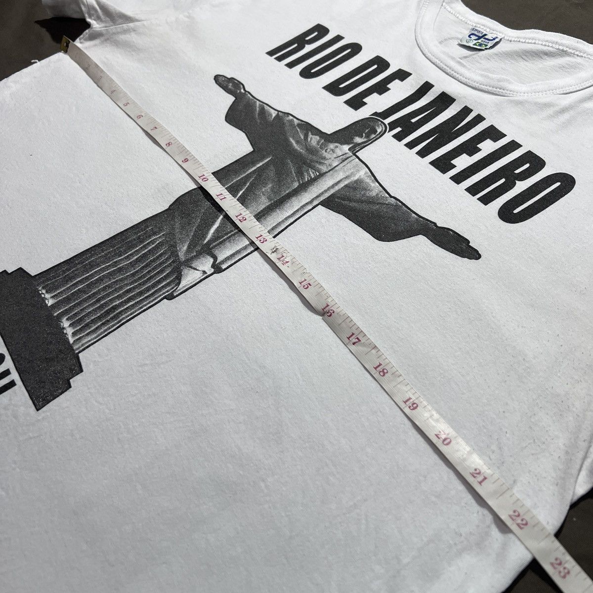 Vintage Vintage Y2K Rio de Janeiro God Jesus Bible Holy Tee Size US L / EU 52-54 / 3 - 9 Thumbnail