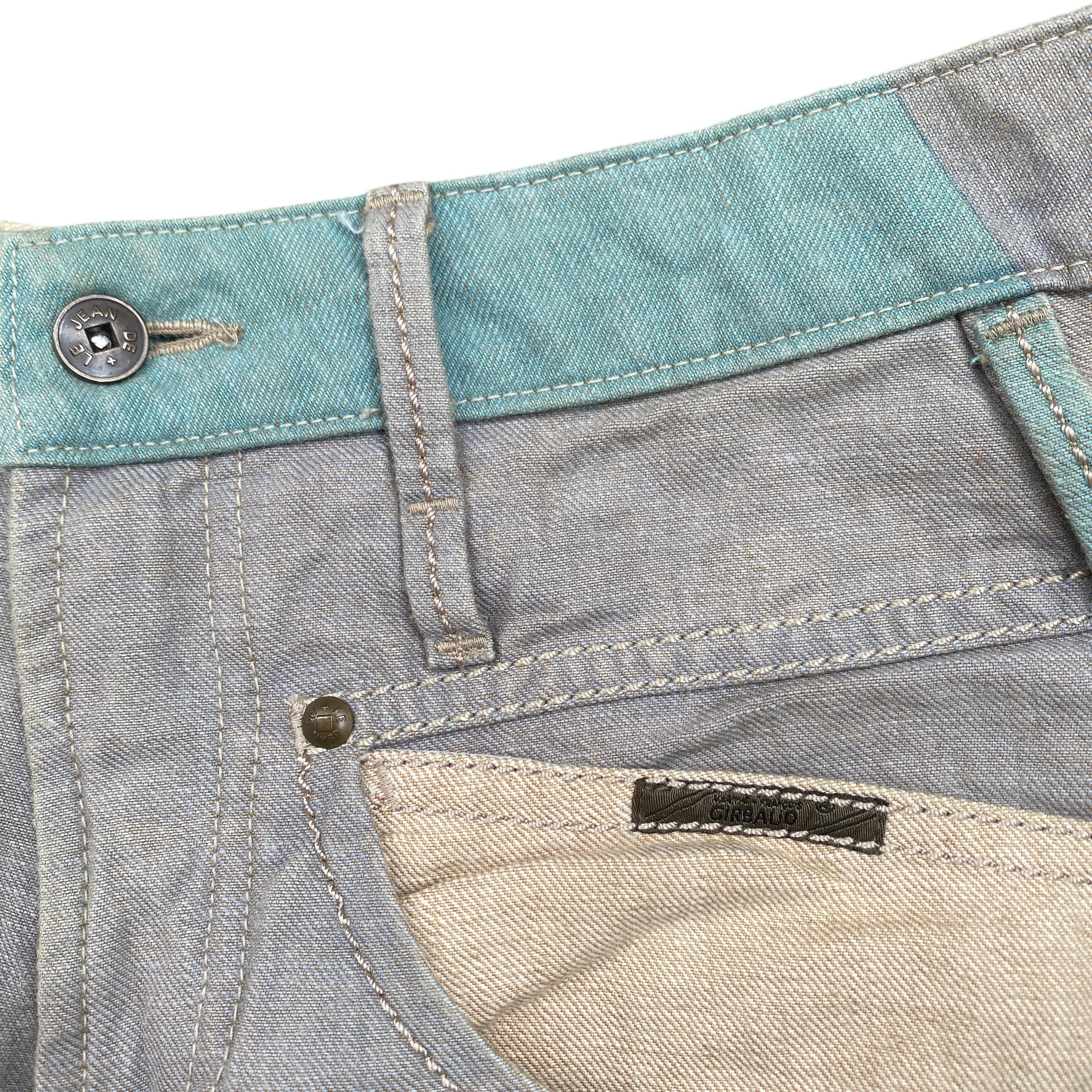 Marithe + Francois Girbaud Rare Vintage Marithe Francois Girbaud Hagi Hybrid Denim Jean Size US 34 / EU 50 - 6 Thumbnail