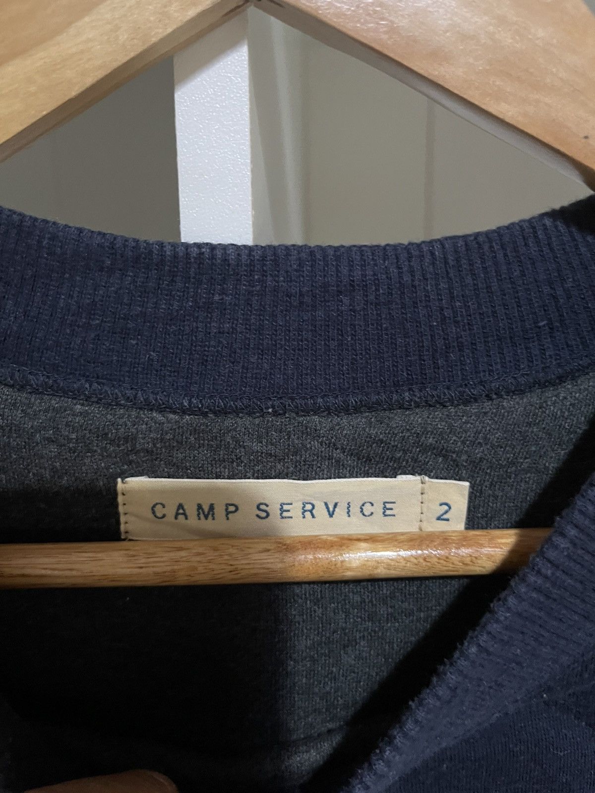 Japanese Brand Camp Service Quilted Sweater Size US L / EU 52-54 / 3 - 3 Thumbnail