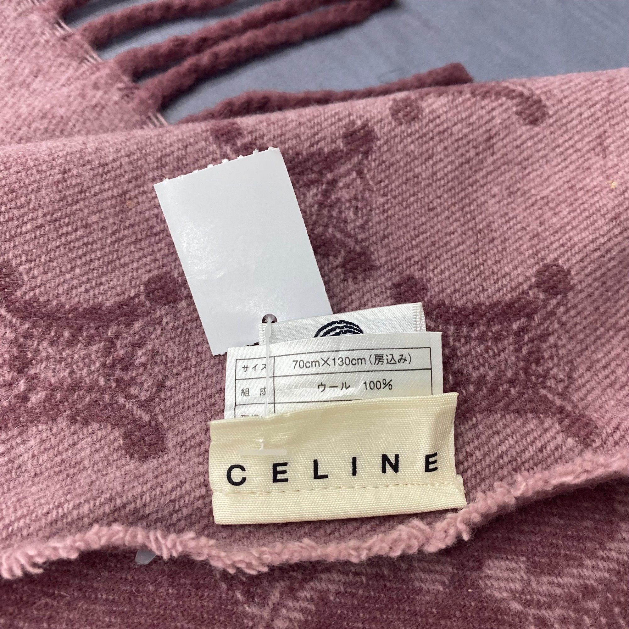 Celine Vintage Celine Scarf Muffler Wool Babushka Stole Scarves Size ONE SIZE - 5 Thumbnail