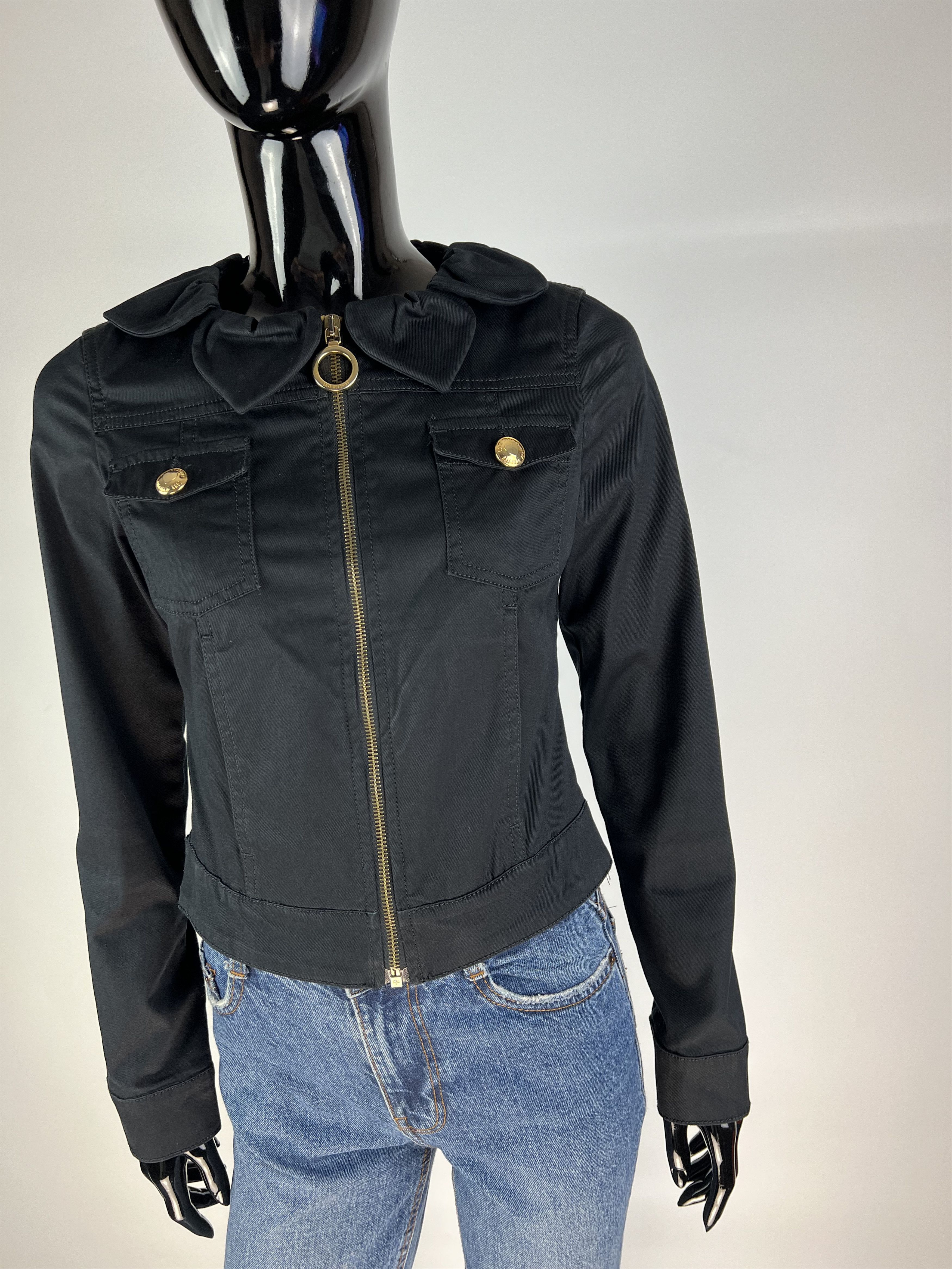Love Moschino × Moschino Rare Vintage Love Moschino Black Denim Jacket Size S / US 4 / IT 40 - 5 Thumbnail