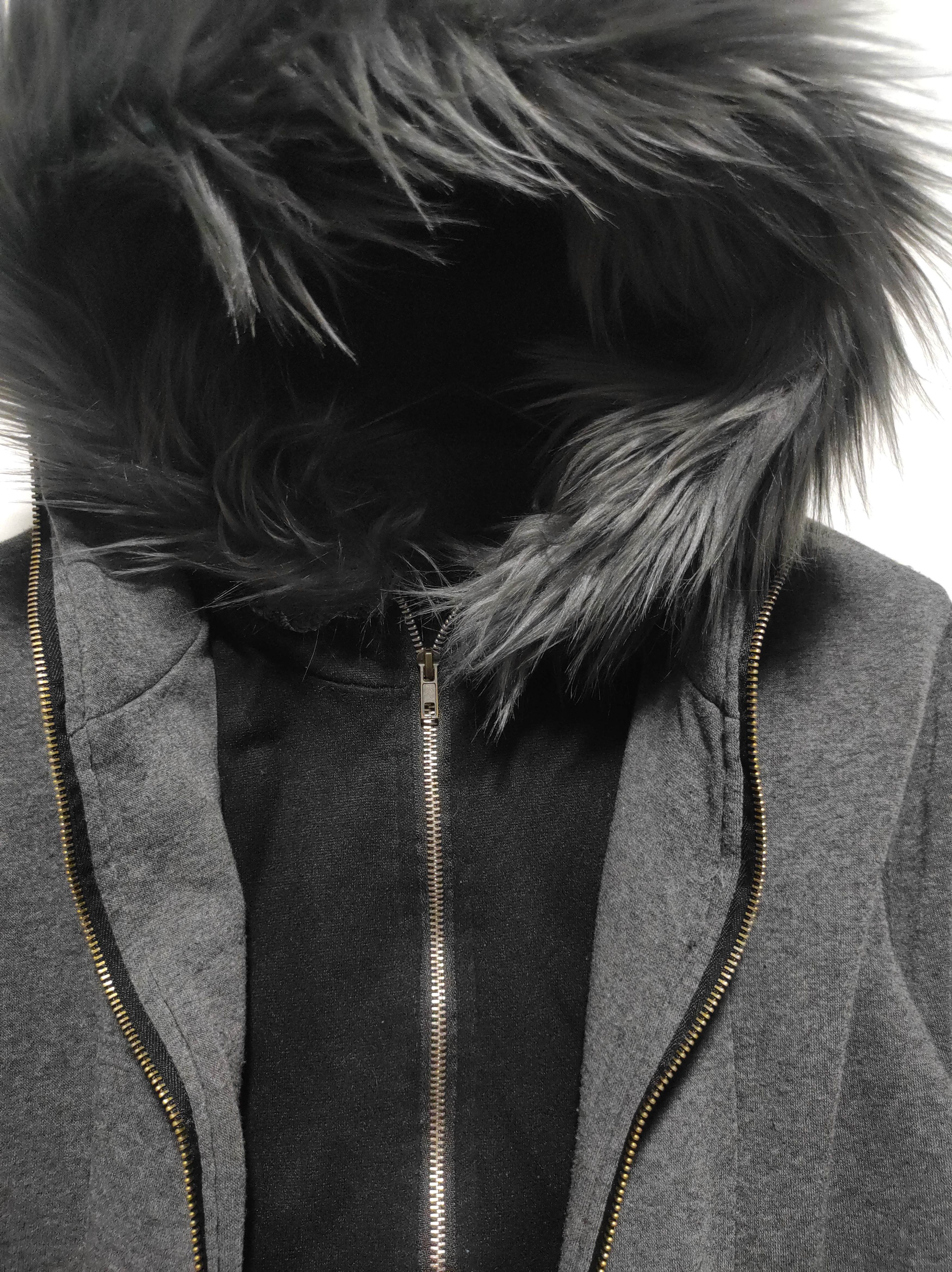 Hysteric Glamour Double Layer Grey Fur Hoodie if6was9 LGB style Size US S / EU 44-46 / 1 - 9 Thumbnail