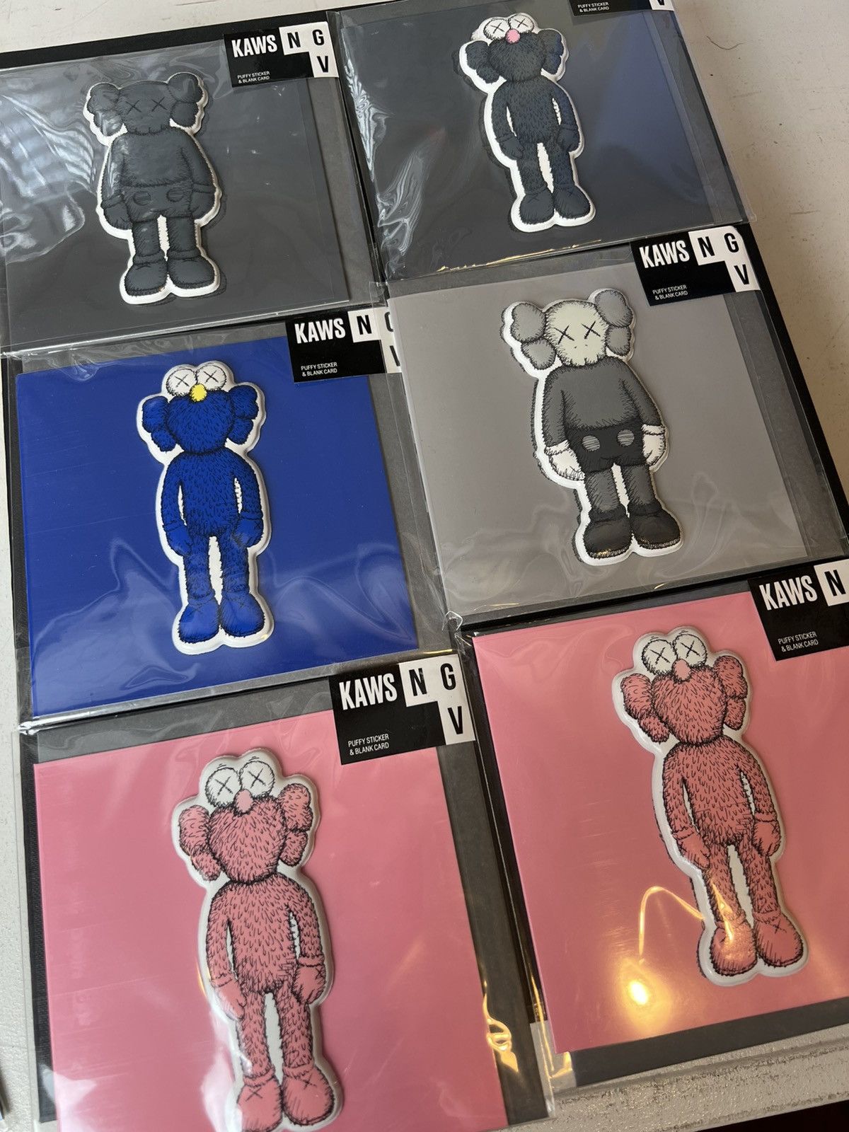 Kaws 6 x KAWS NGV BFF Puffy Sticker Size ONE SIZE - 2 Thumbnail