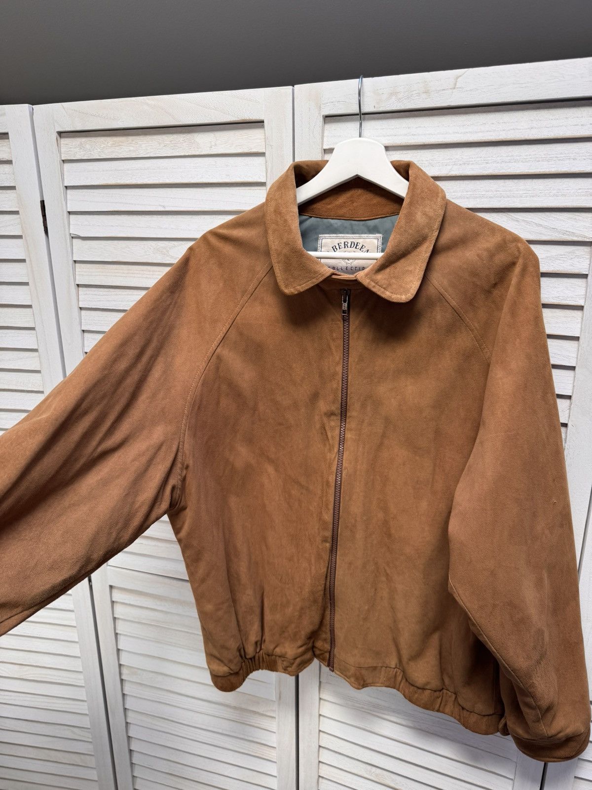 Vintage Men’s Vintage Bomber Leather ABERDEEN Size US L / EU 52-54 / 3 - 9 Thumbnail