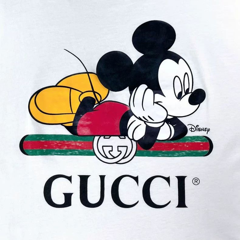 Gucci Gucci Mickey Mouse graffiti double G belt letter logo shor Size US S / EU 44-46 / 1 - 4 Thumbnail