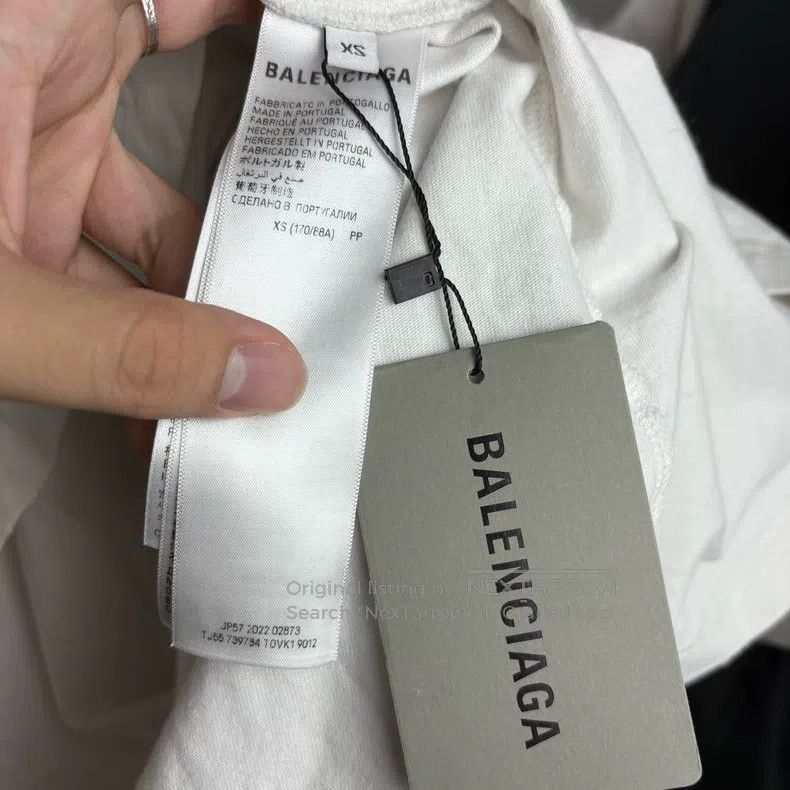 Balenciaga Balenciaga Logo Letter Pattern Printed Crew Neck Short Sle Size US XS / EU 42 / 0 - 4 Thumbnail